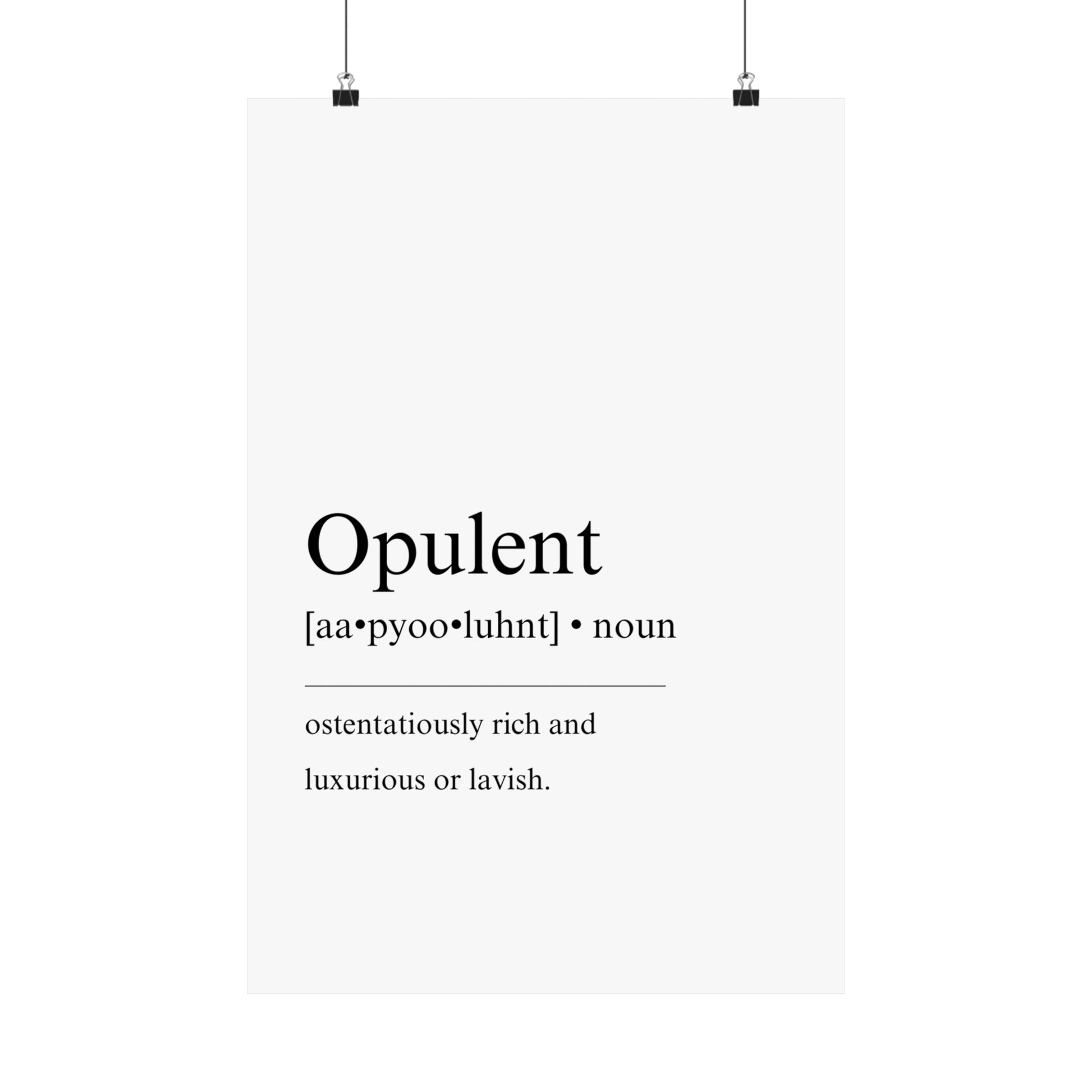 Opulent Definition - The Vertical Jump