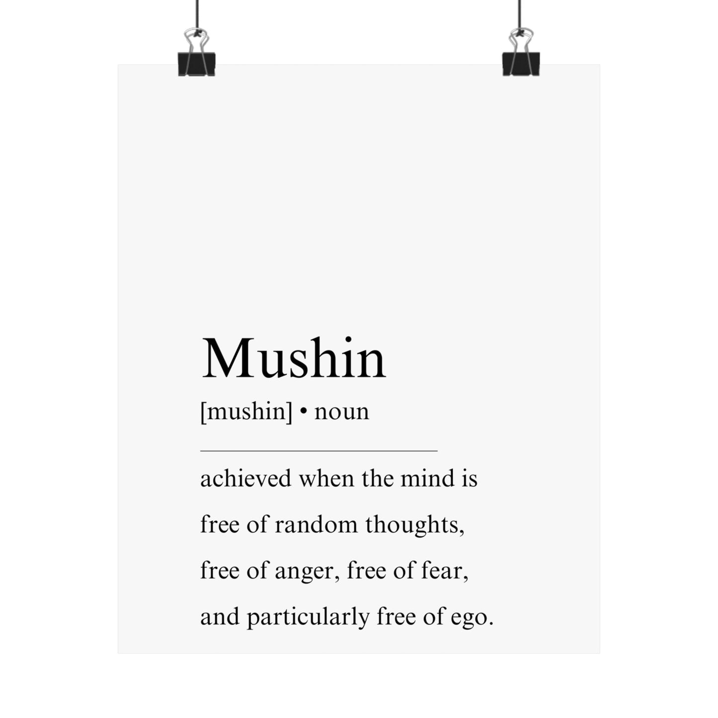 Mushin definition - The Vertical Jump