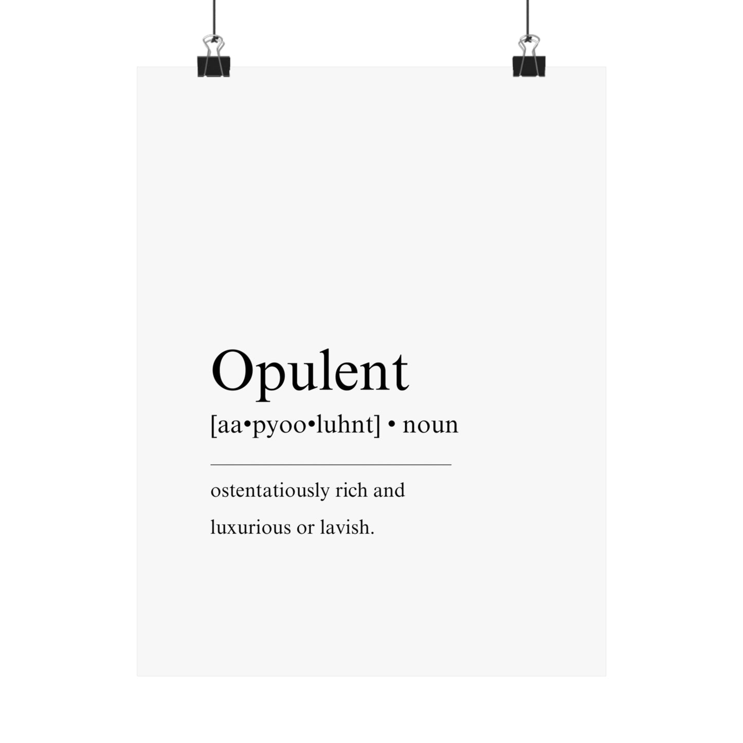 Opulent Definition - The Vertical Jump