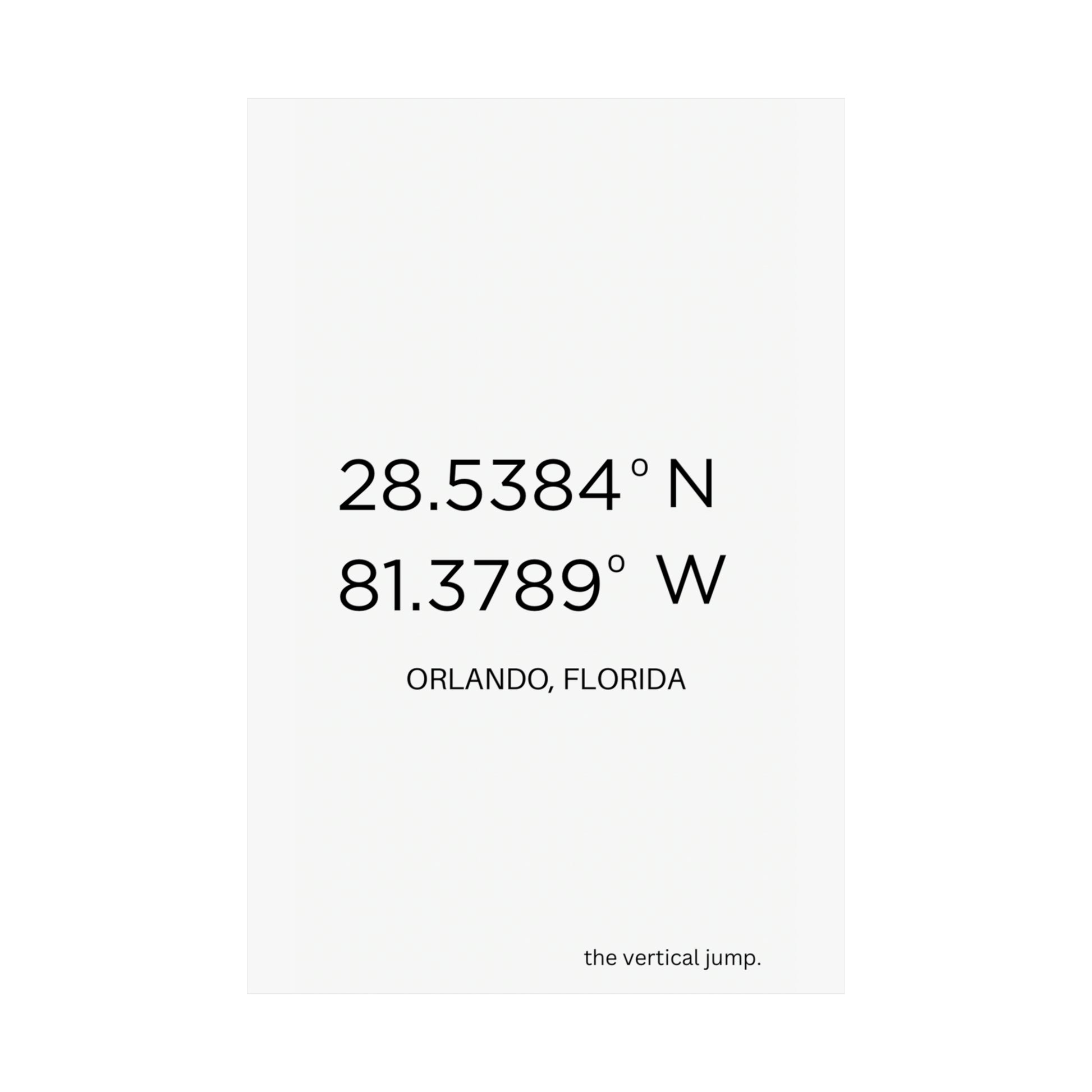 Orlando, Florida - The Vertical Jump