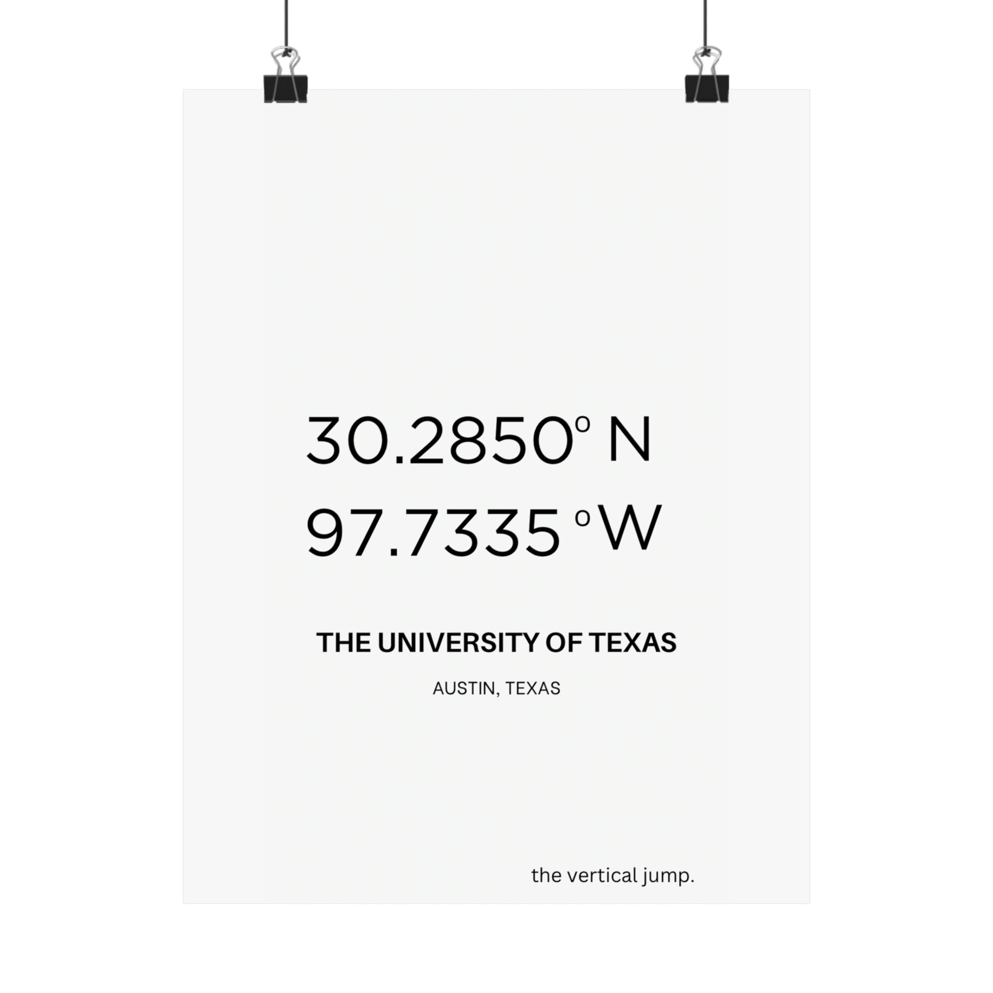 The University of Texas - The Vertical Jump