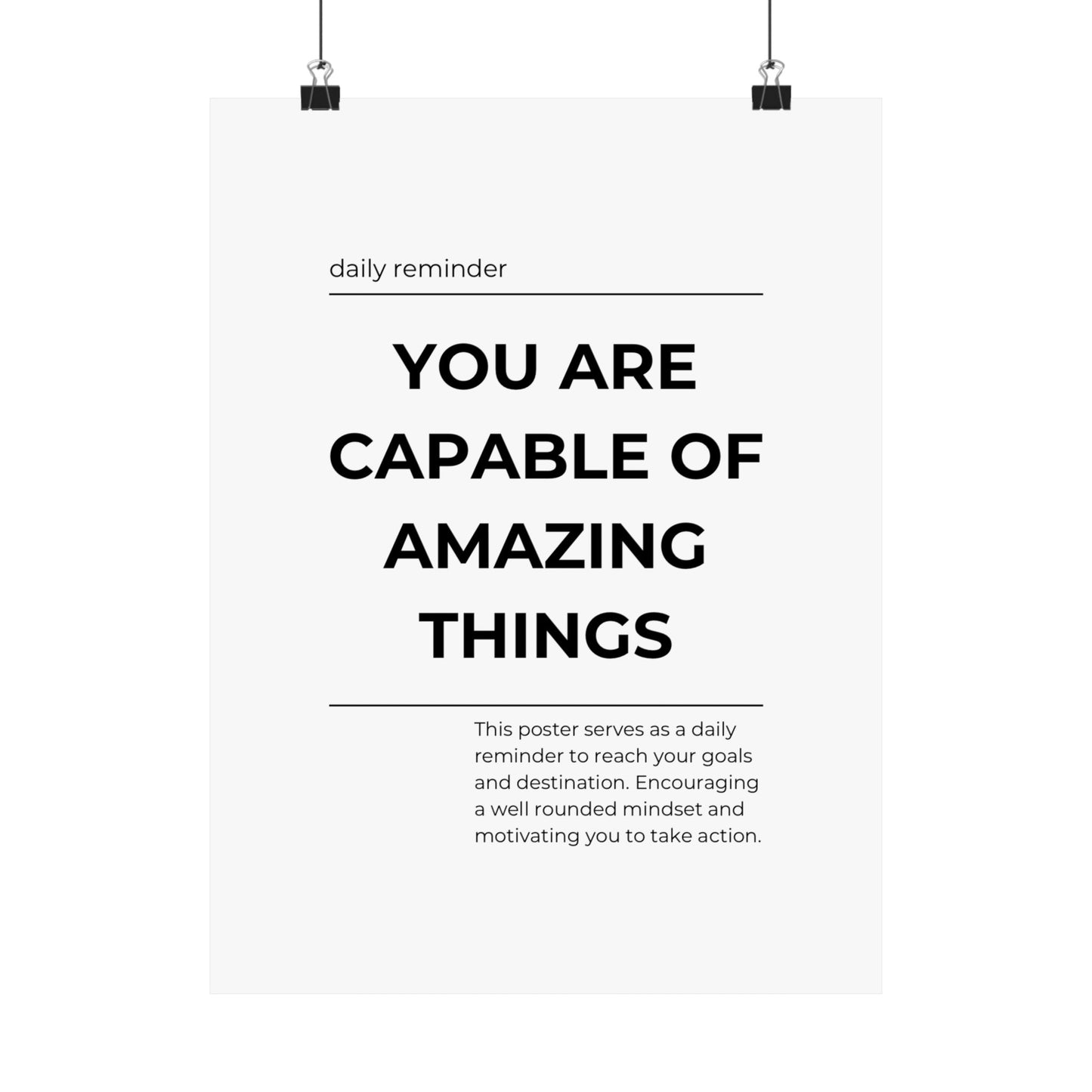 You Are Capable of Amazing Things - The Vertical Jump