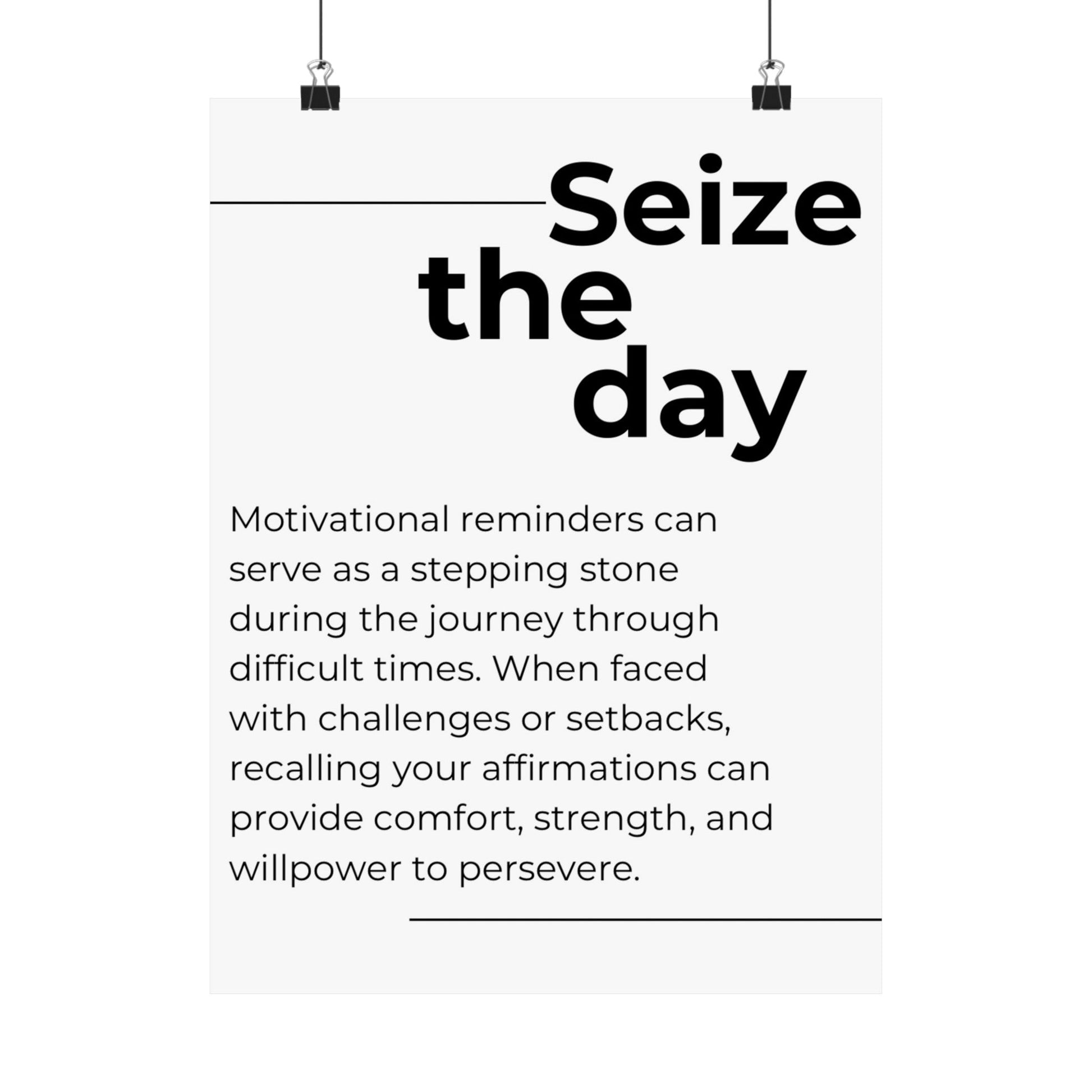 Seize the day - The Vertical Jump