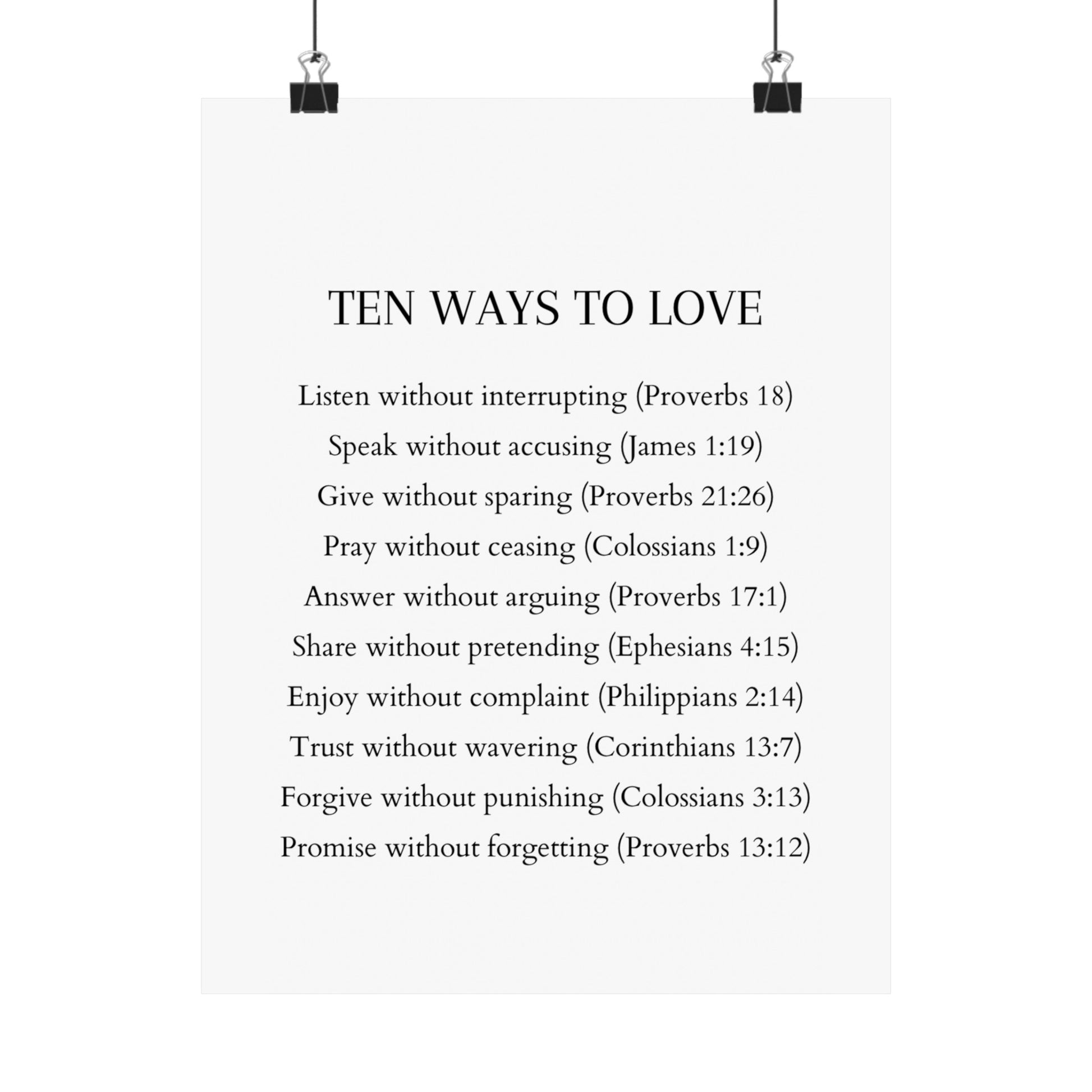 Ten Ways to Love - The Vertical Jump