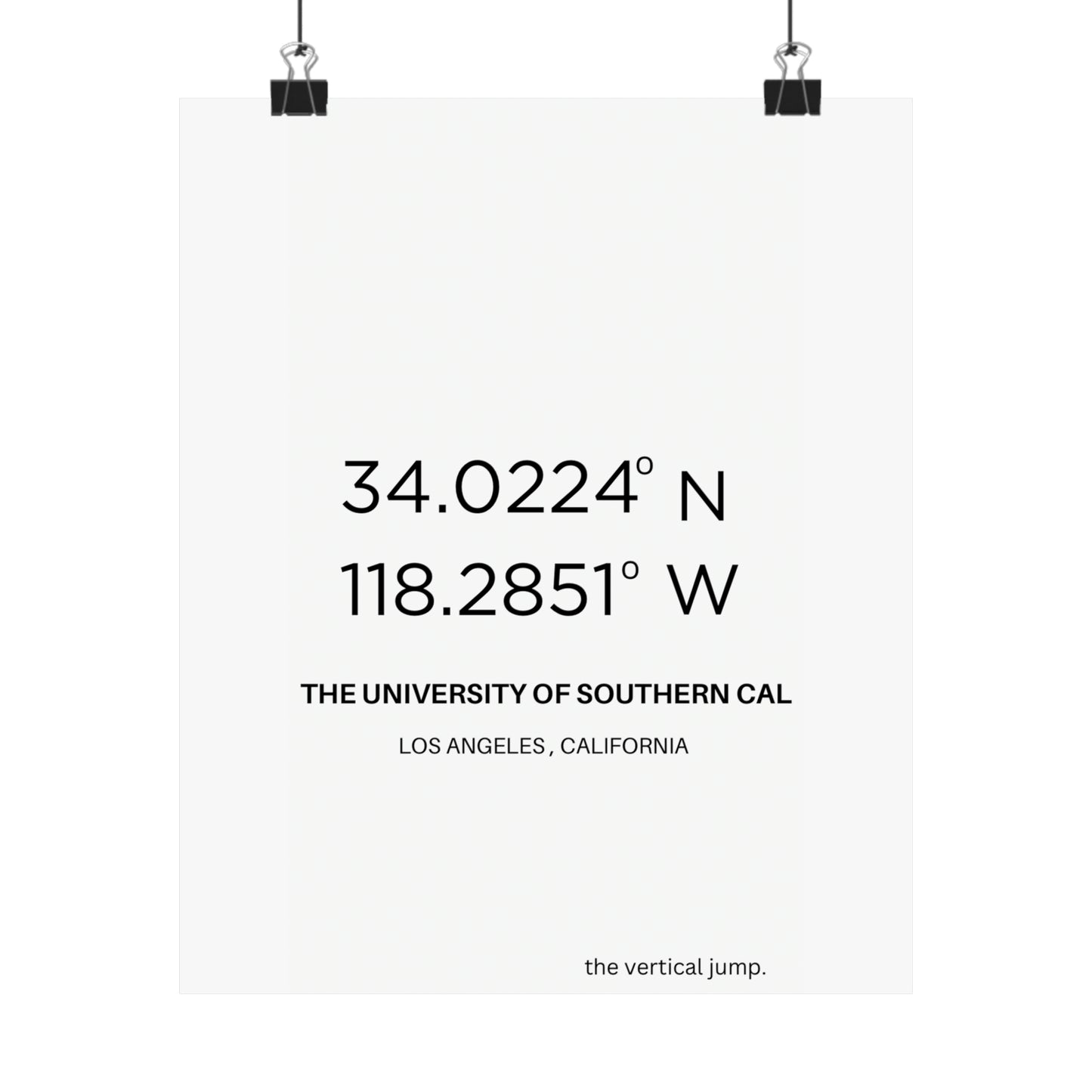 The University of Southern Cal (USC) - The Vertical Jump