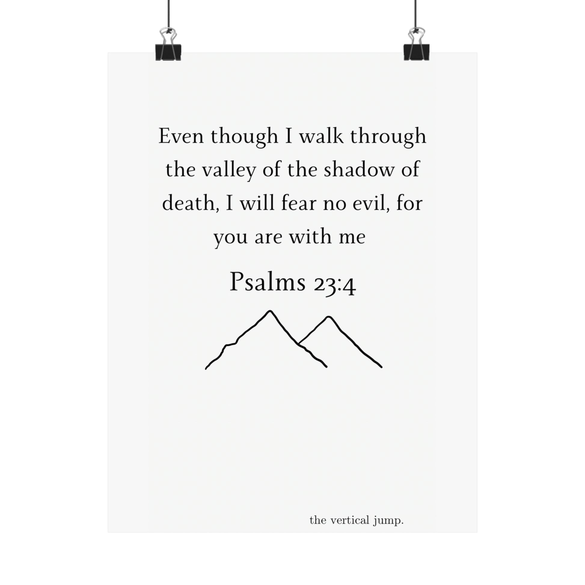 Psalms 23:4 - The Vertical Jump