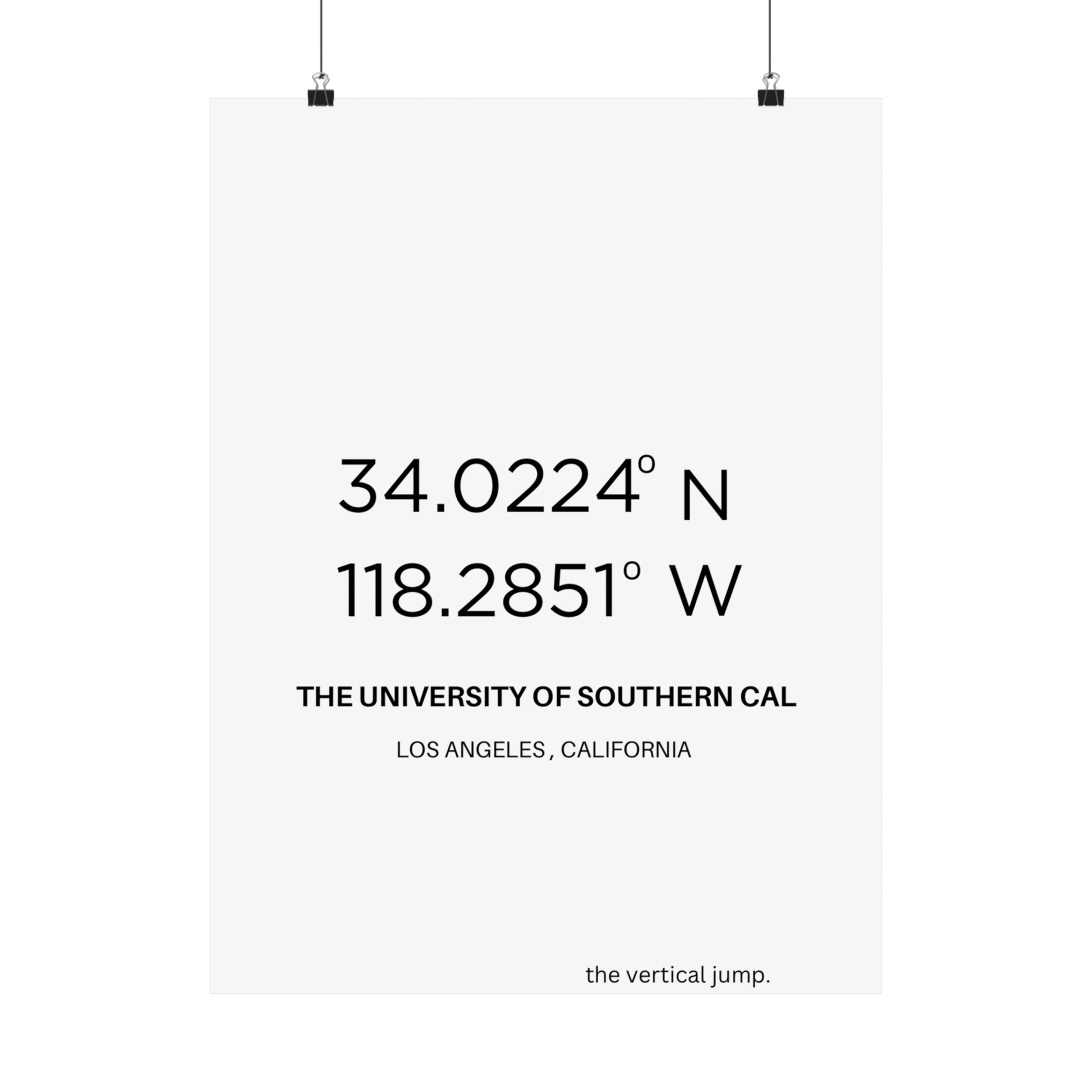 The University of Southern Cal (USC) - The Vertical Jump