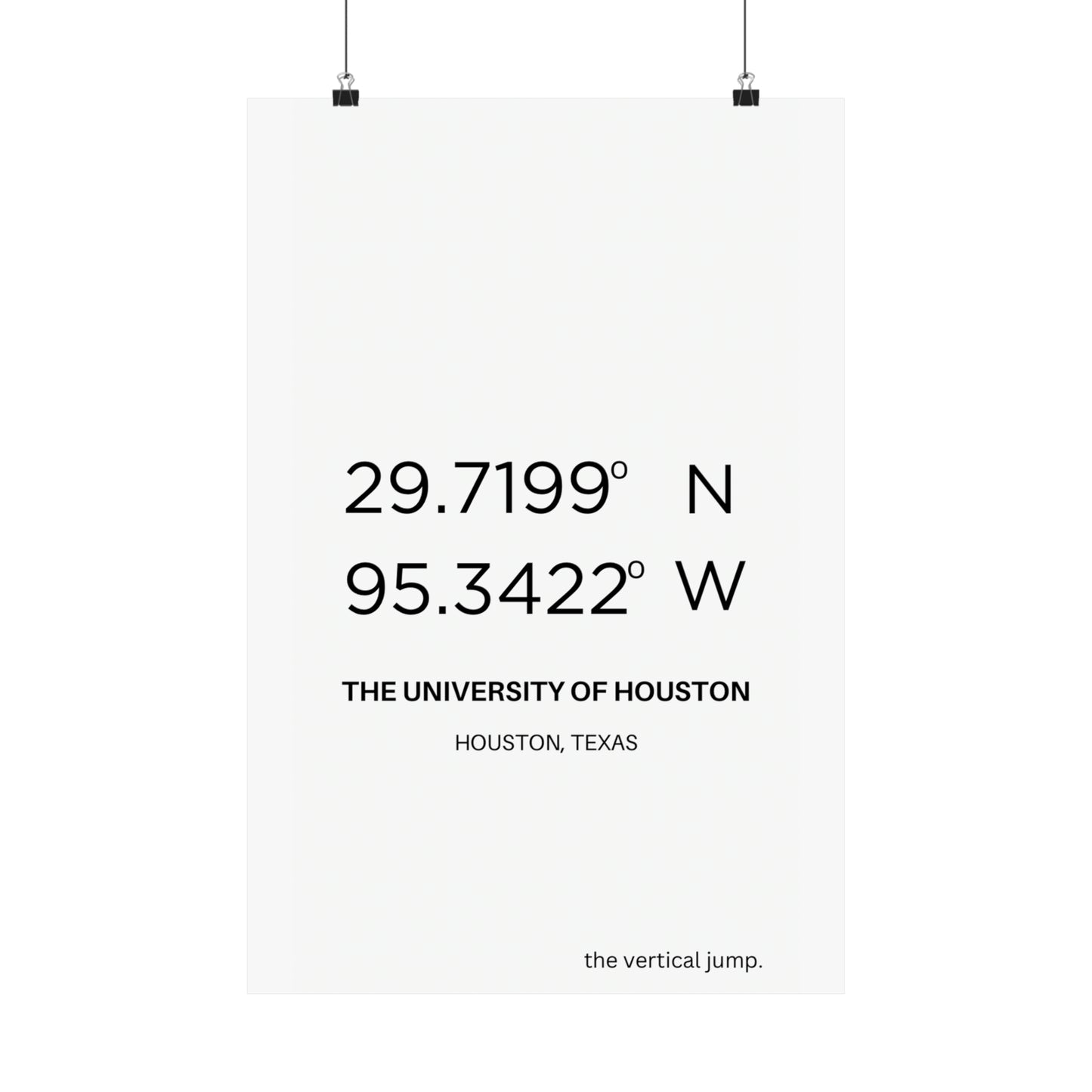 The University of Houston - The Vertical Jump