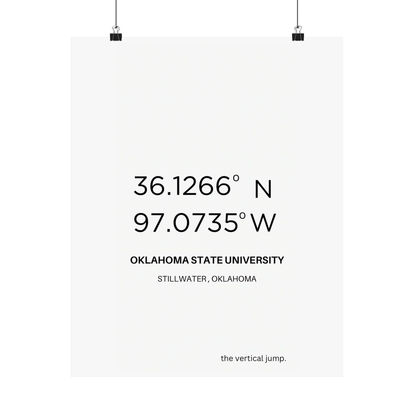 Oklahoma State University - The Vertical Jump