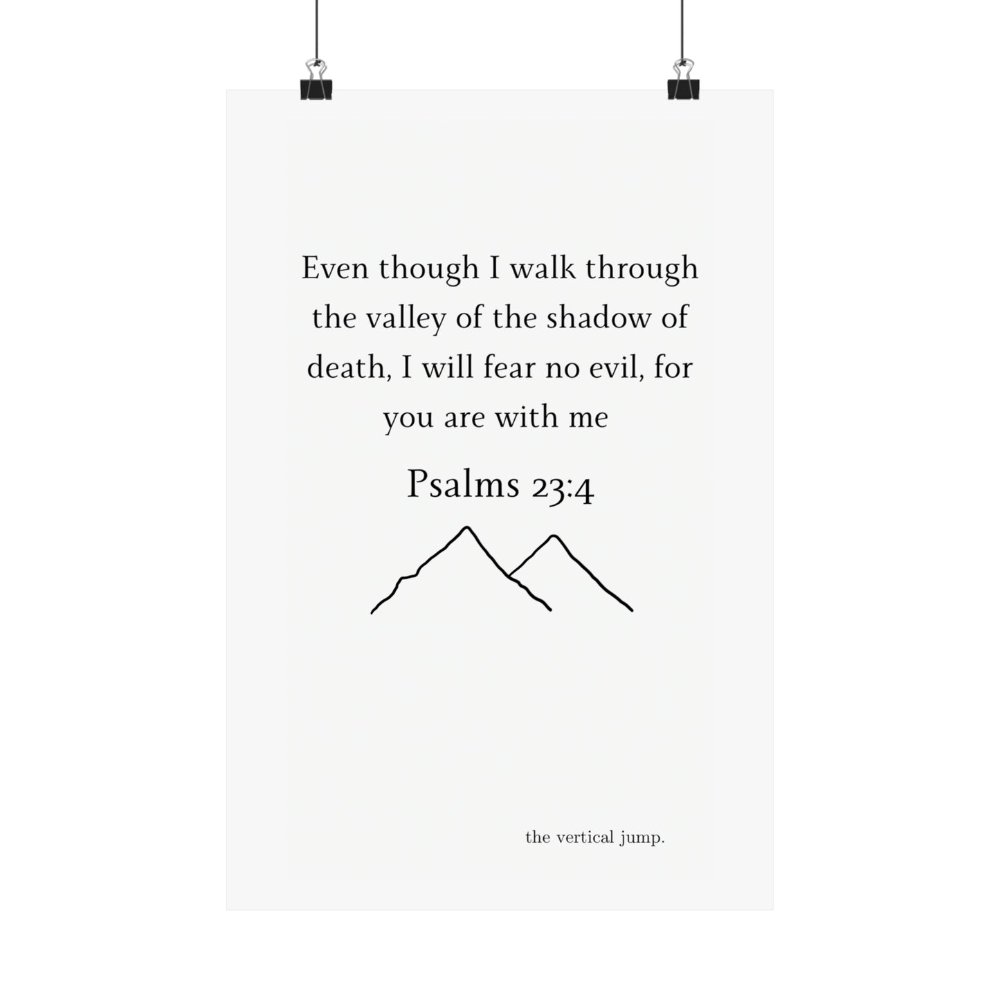 Psalms 23:4 - The Vertical Jump