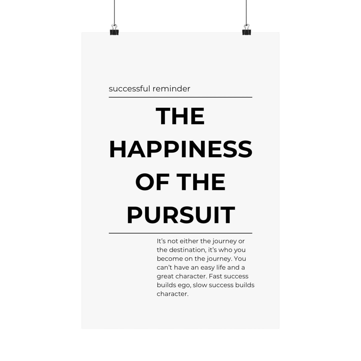 The Happiness of the Pursuit - The Vertical Jump