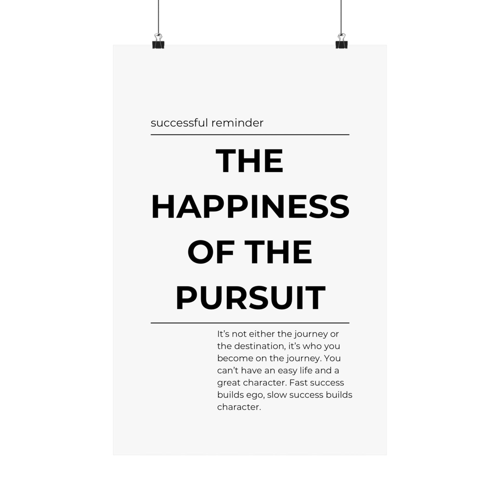 The Happiness of the Pursuit - The Vertical Jump