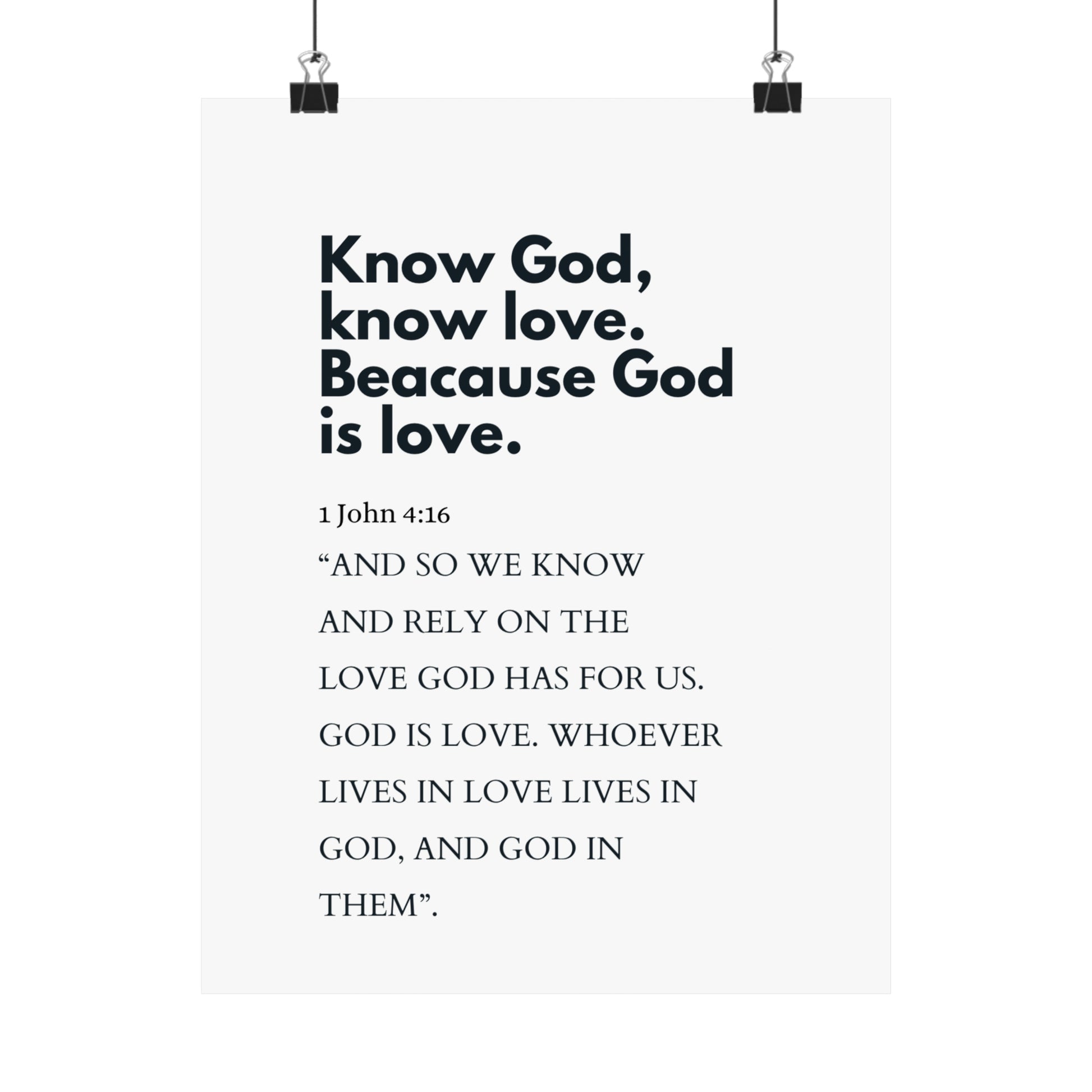 1 John 4:16 (God is Love) - The Vertical Jump