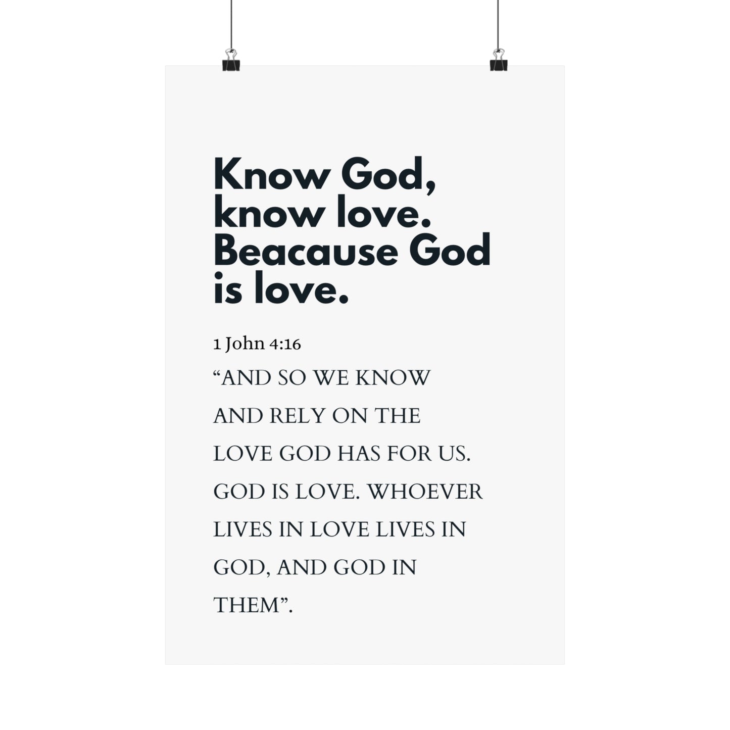 1 John 4:16 (God is Love) - The Vertical Jump