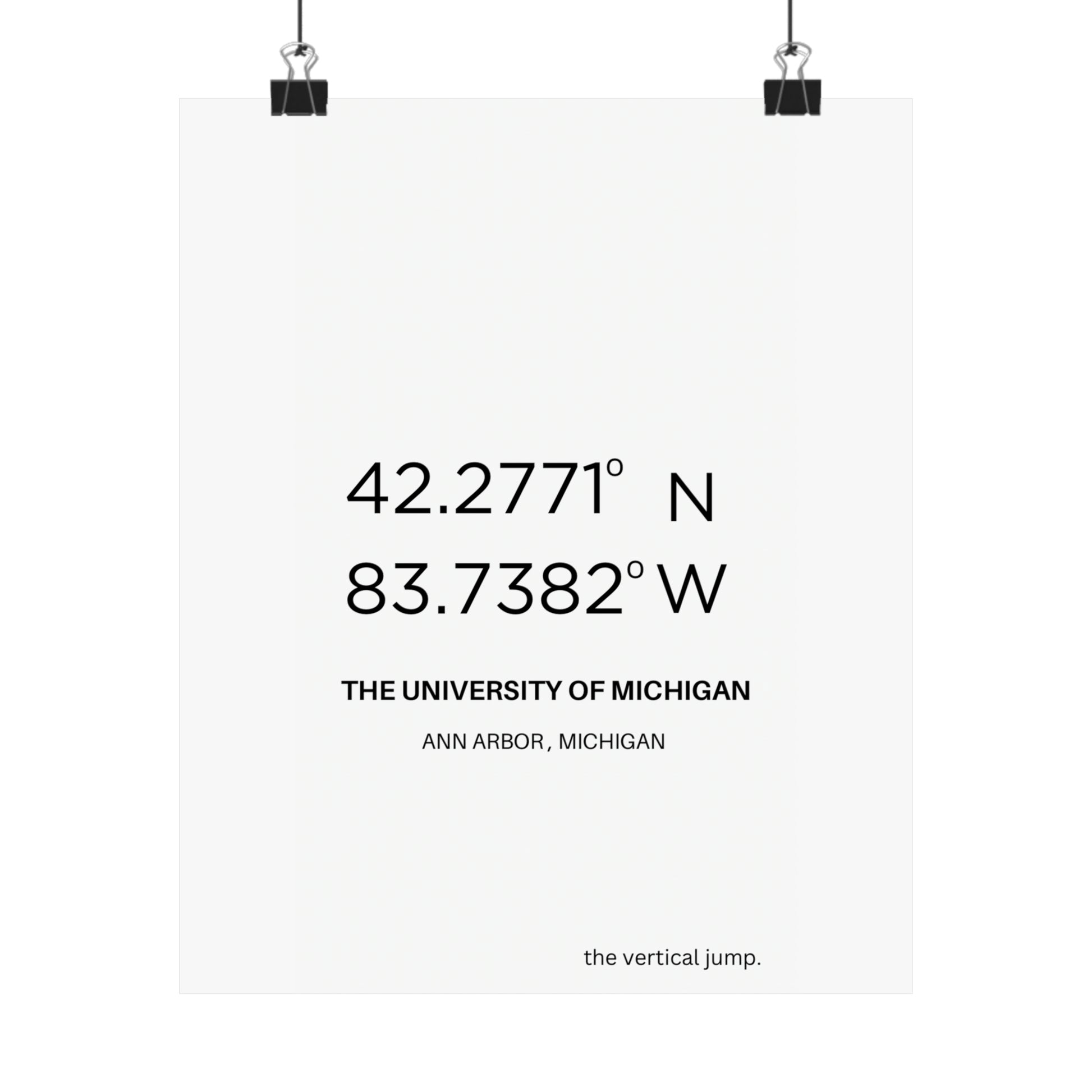 The University of Michigan - The Vertical Jump