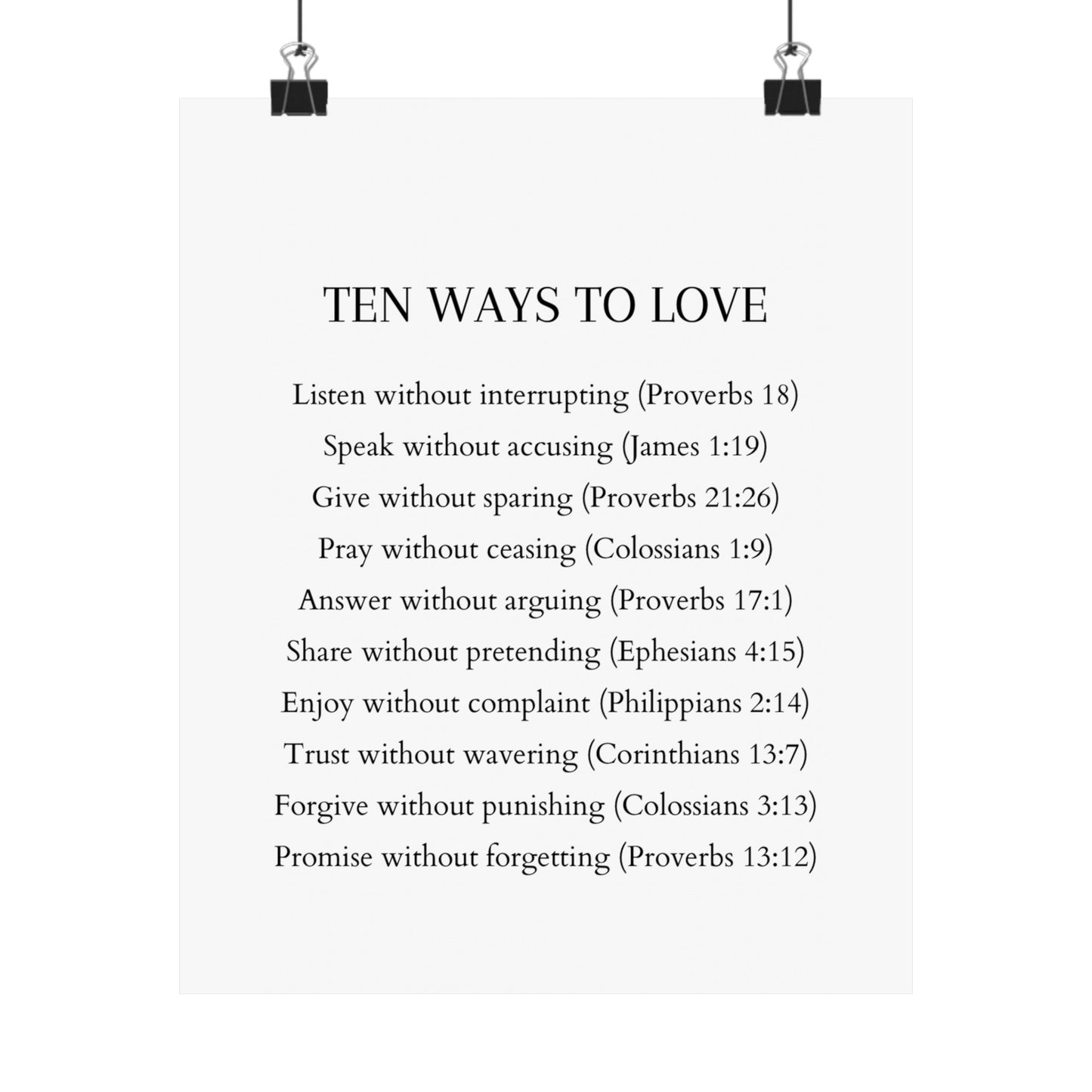 Ten Ways to Love - The Vertical Jump