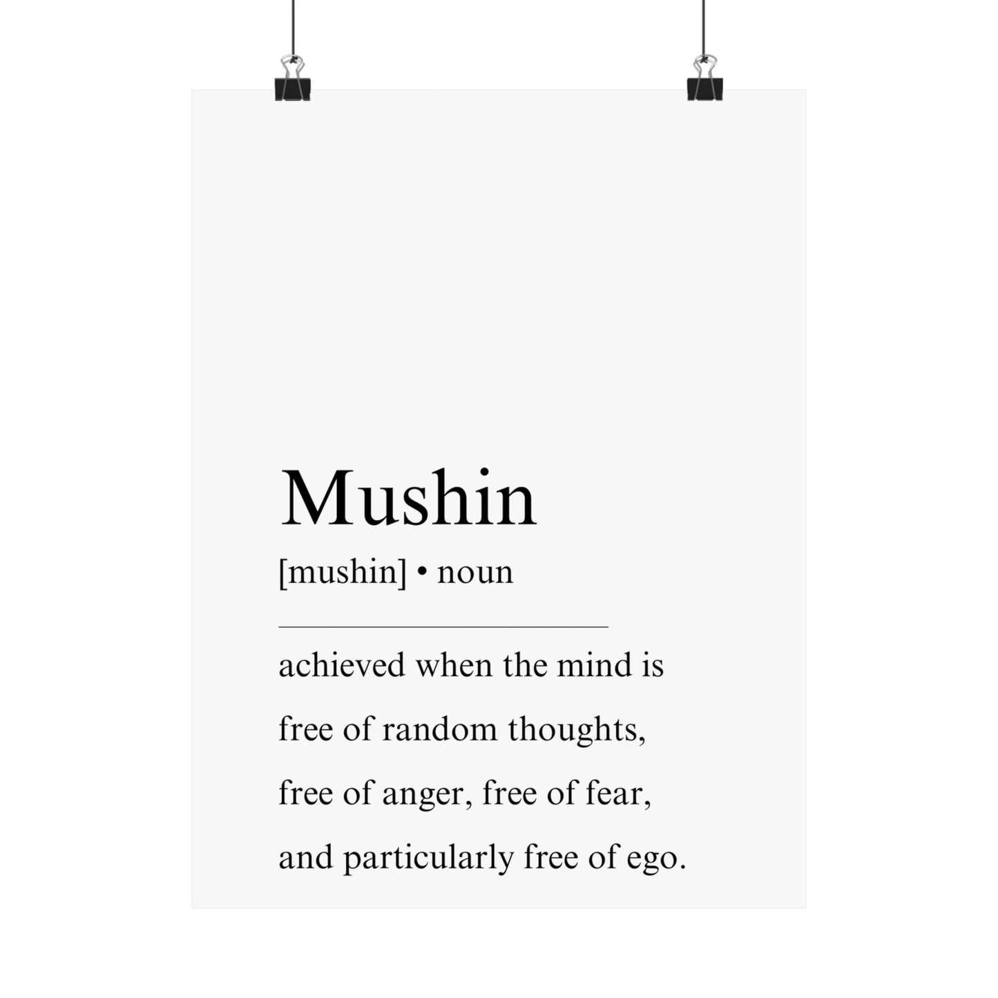 Mushin definition - The Vertical Jump