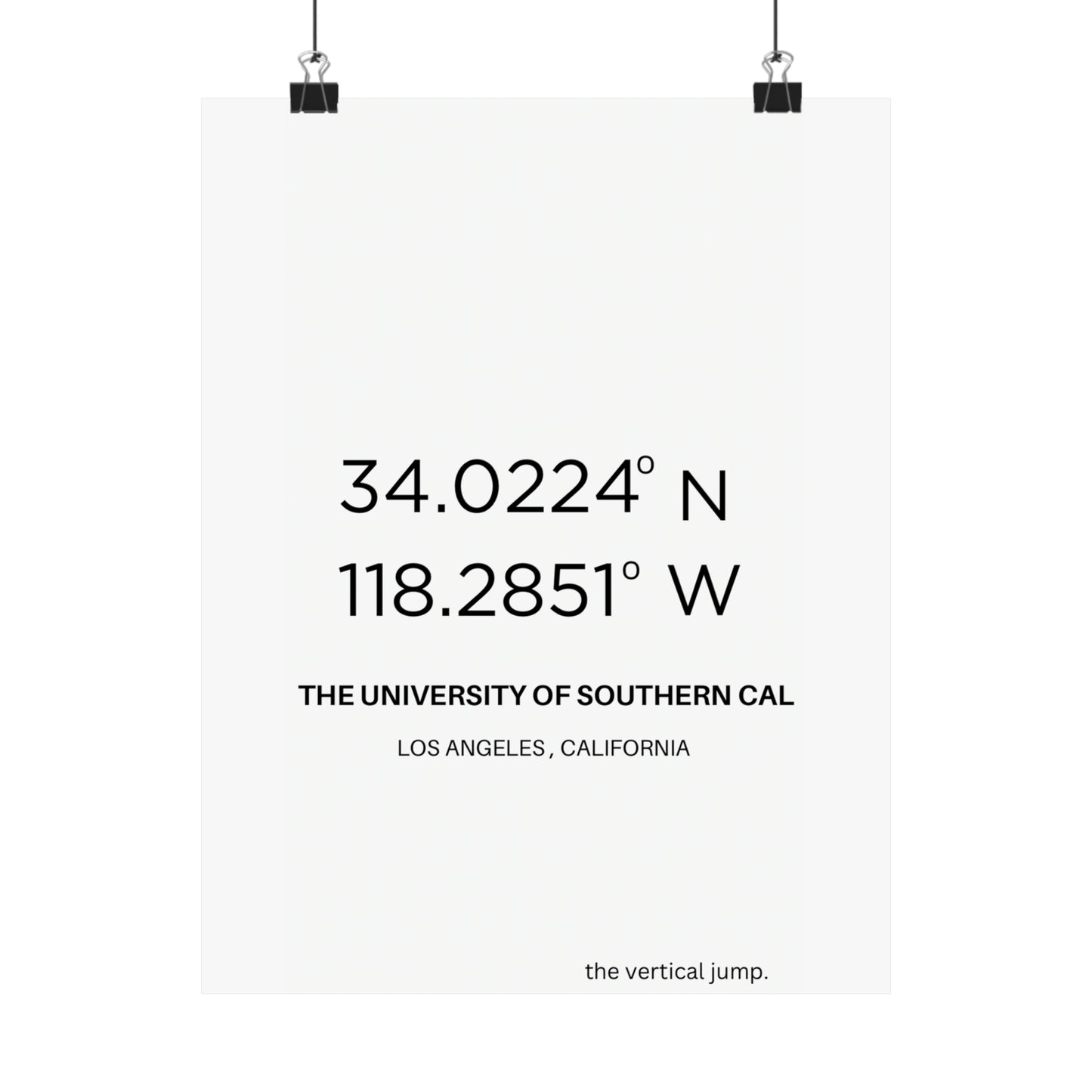 The University of Southern Cal (USC) - The Vertical Jump