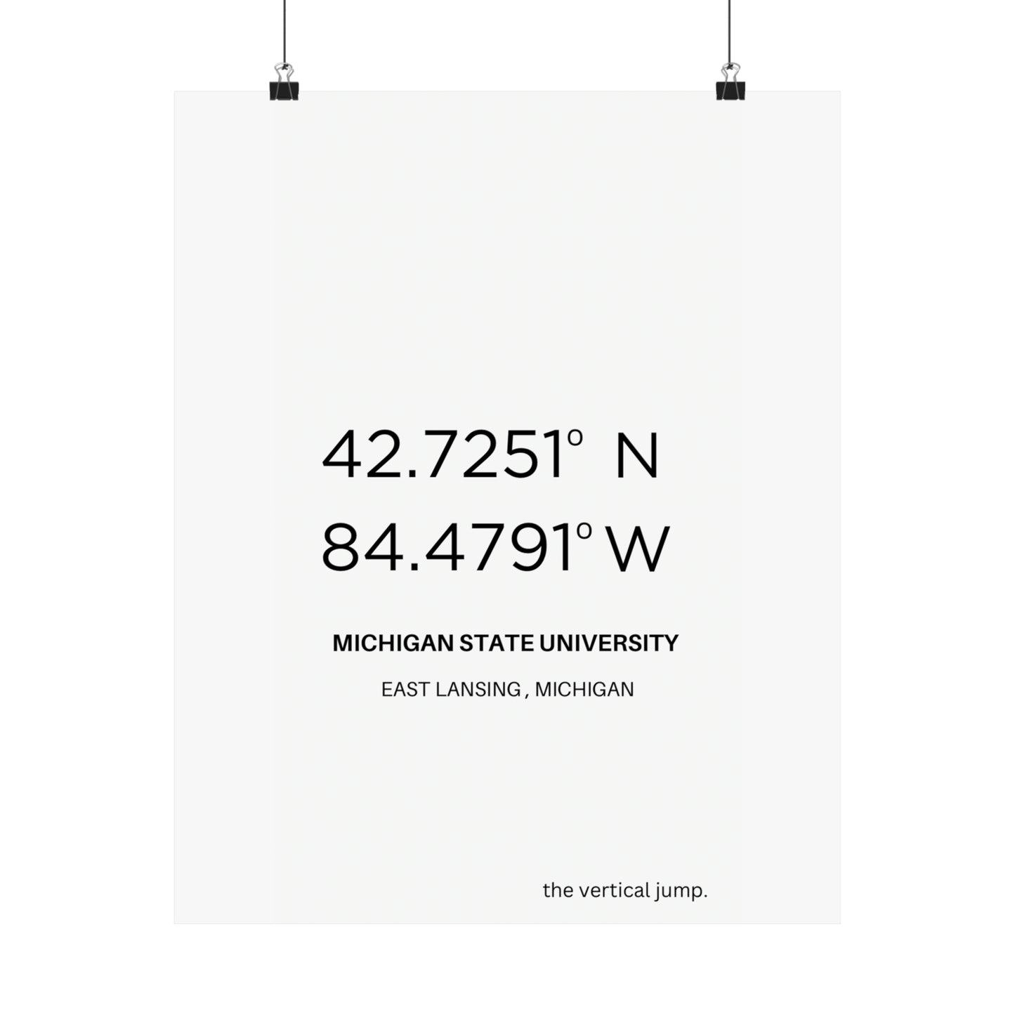 Michigan State University - The Vertical Jump