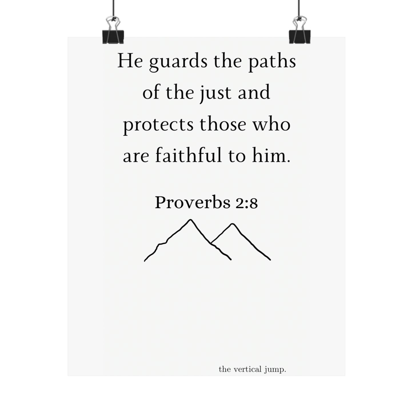 Proverbs 2:8 - The Vertical Jump