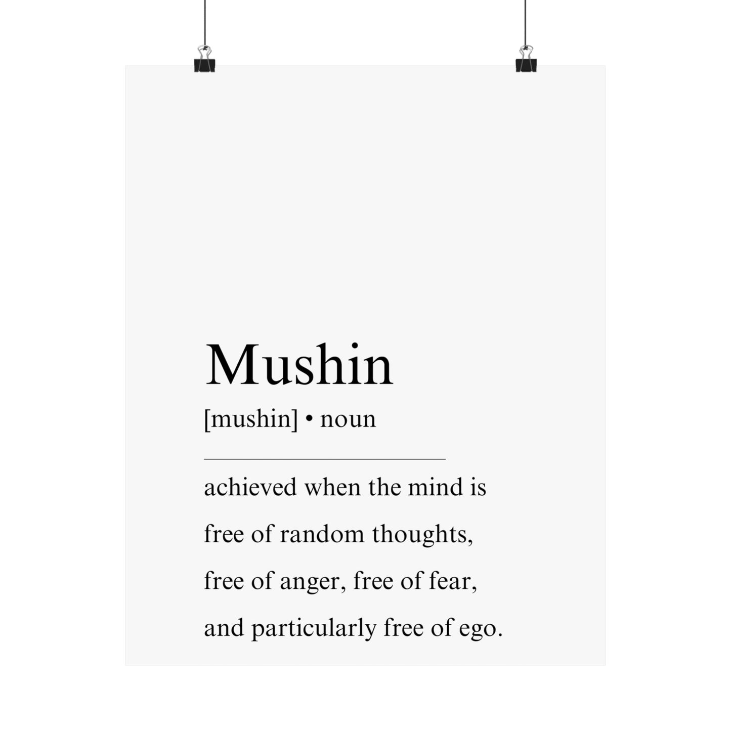 Mushin definition - The Vertical Jump