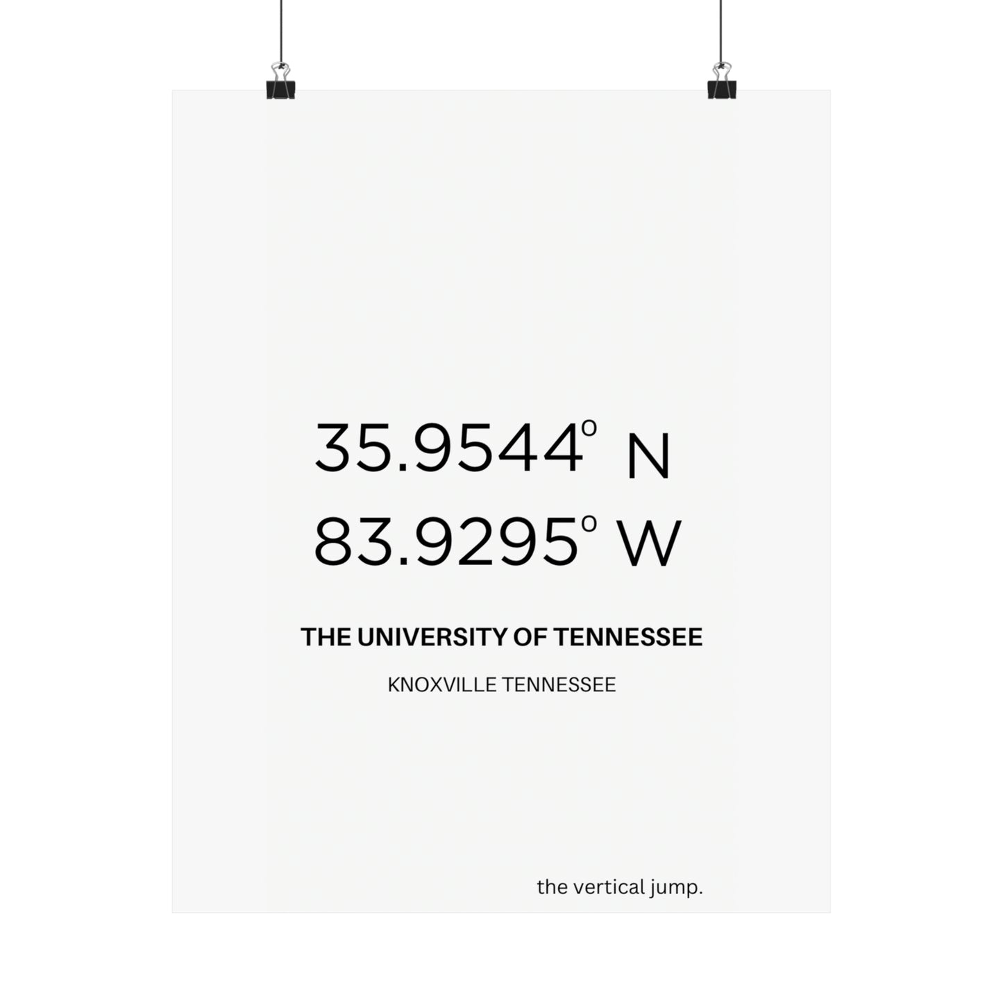 The University of Tennessee - The Vertical Jump