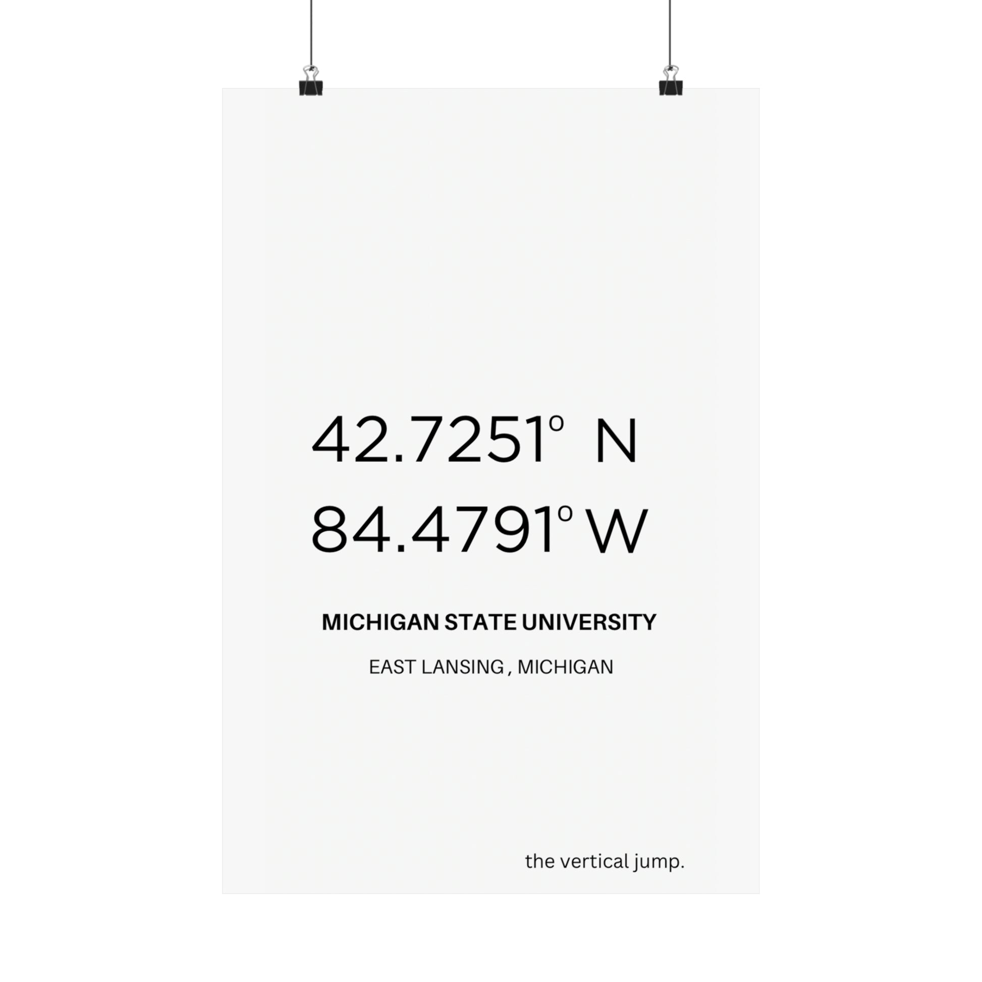 Michigan State University - The Vertical Jump