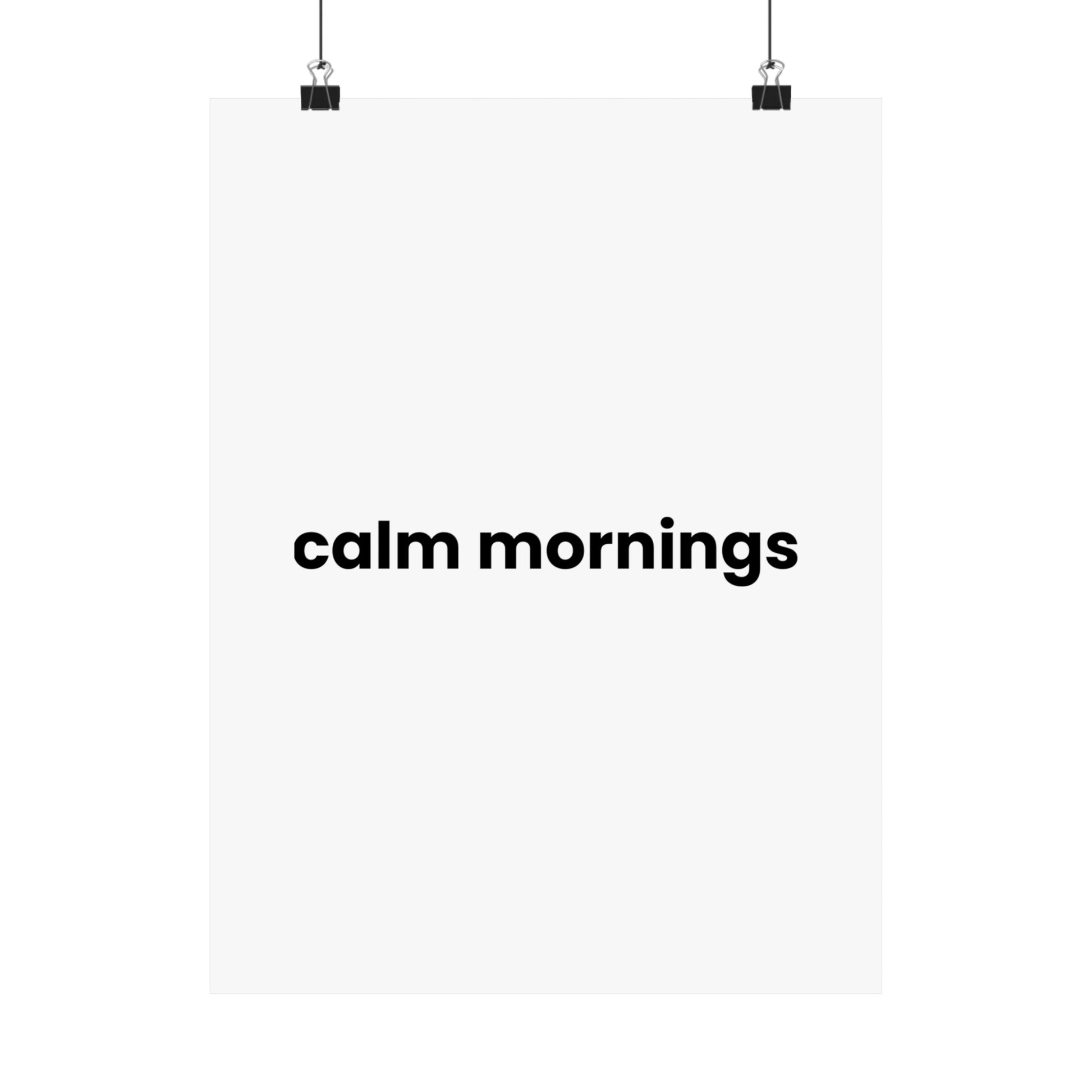 Calm Mornings - The Vertical Jump