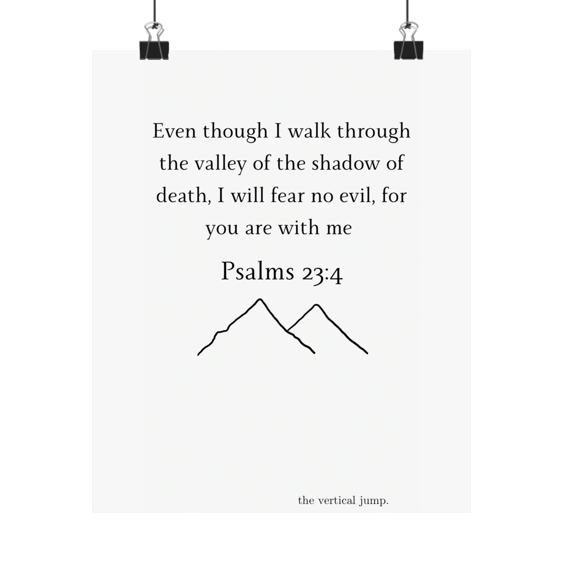 Psalms 23:4 - The Vertical Jump