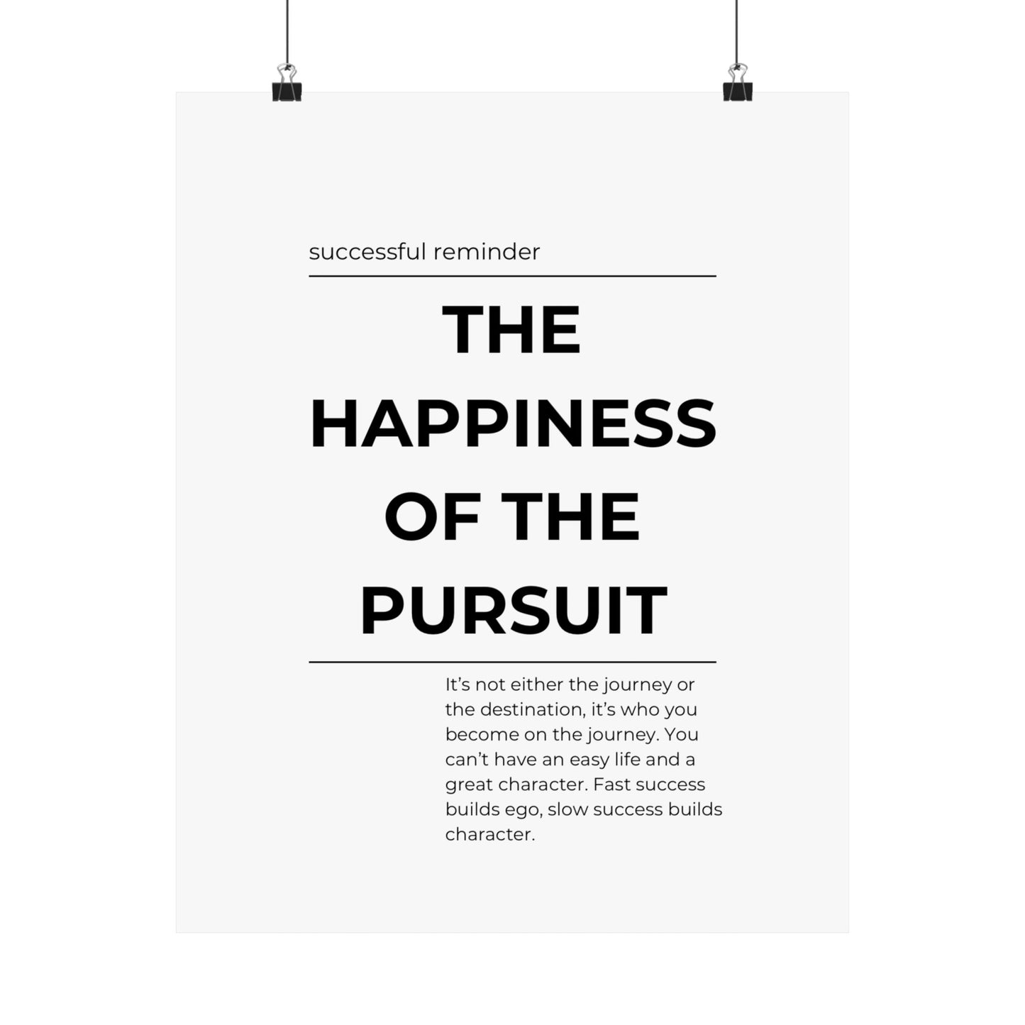 The Happiness of the Pursuit - The Vertical Jump