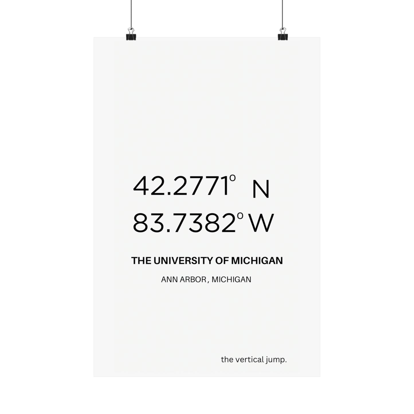 The University of Michigan - The Vertical Jump