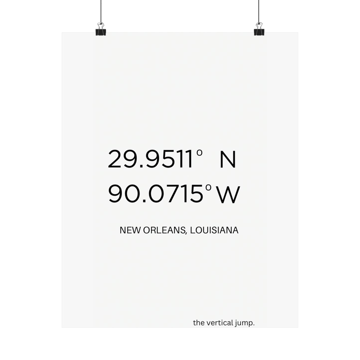 New Orleans, Louisiana - The Vertical Jump