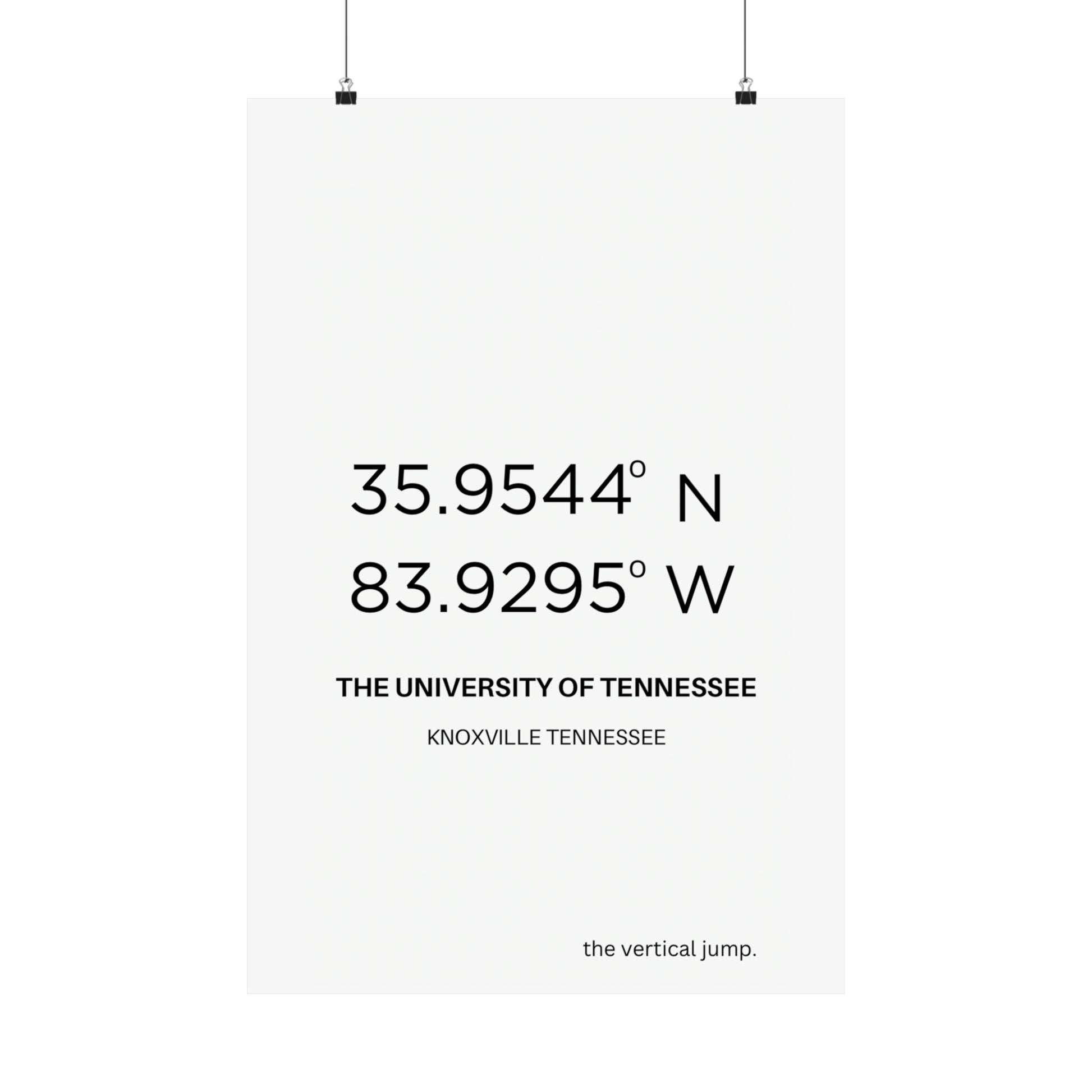 The University of Tennessee - The Vertical Jump