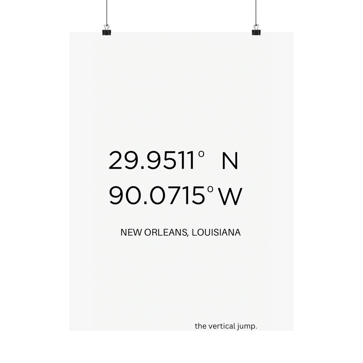 New Orleans, Louisiana - The Vertical Jump