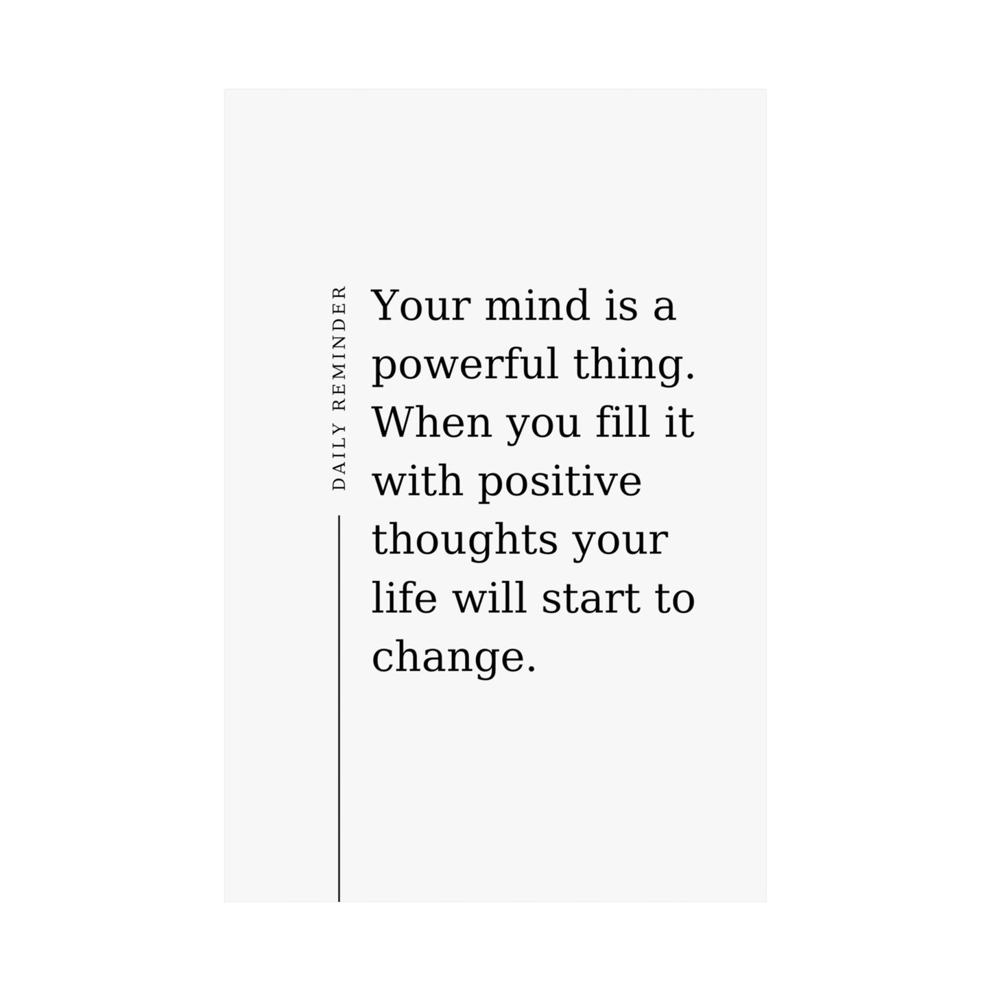 Daily Reminder: Your mind is a powerful thing - The Vertical Jump