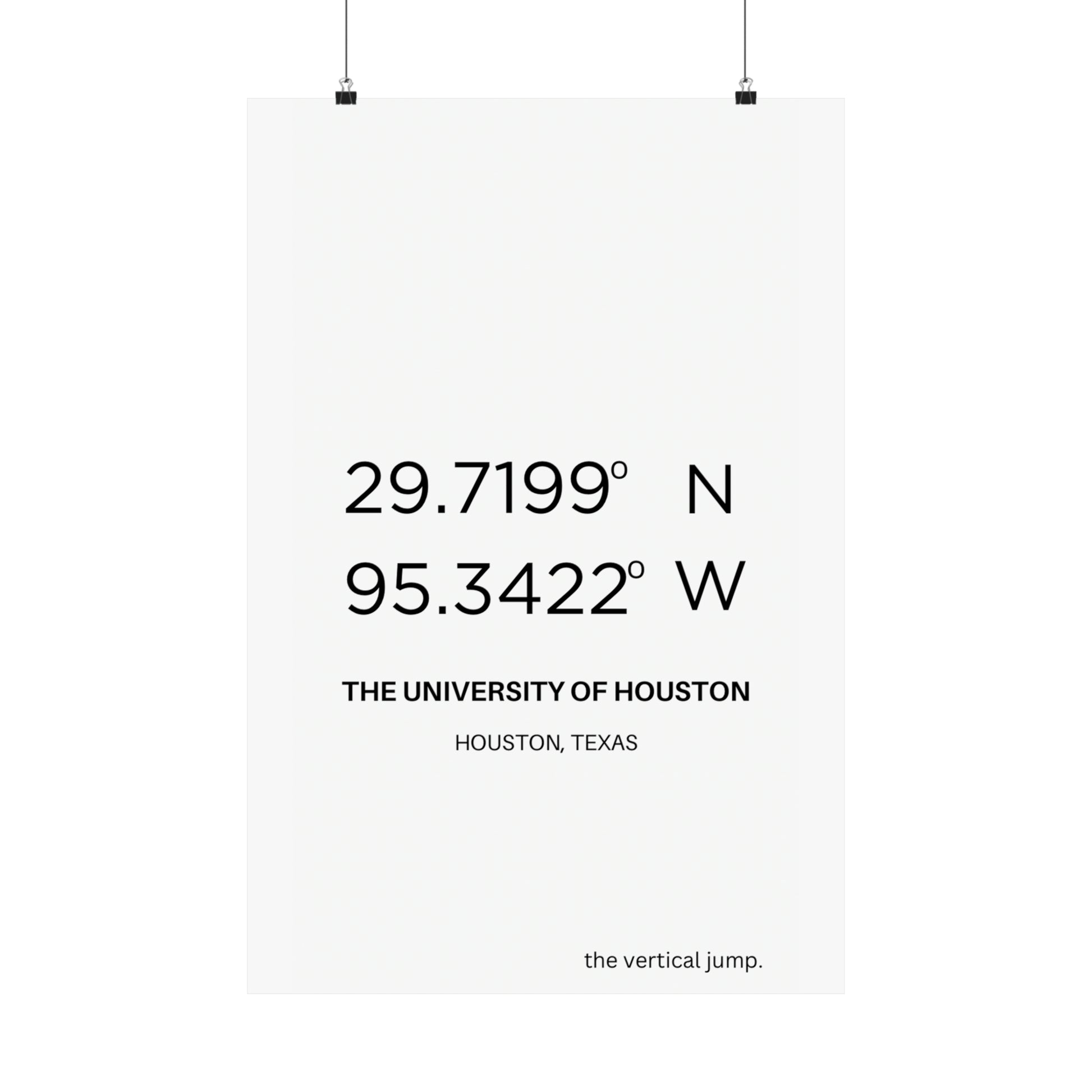 The University of Houston - The Vertical Jump