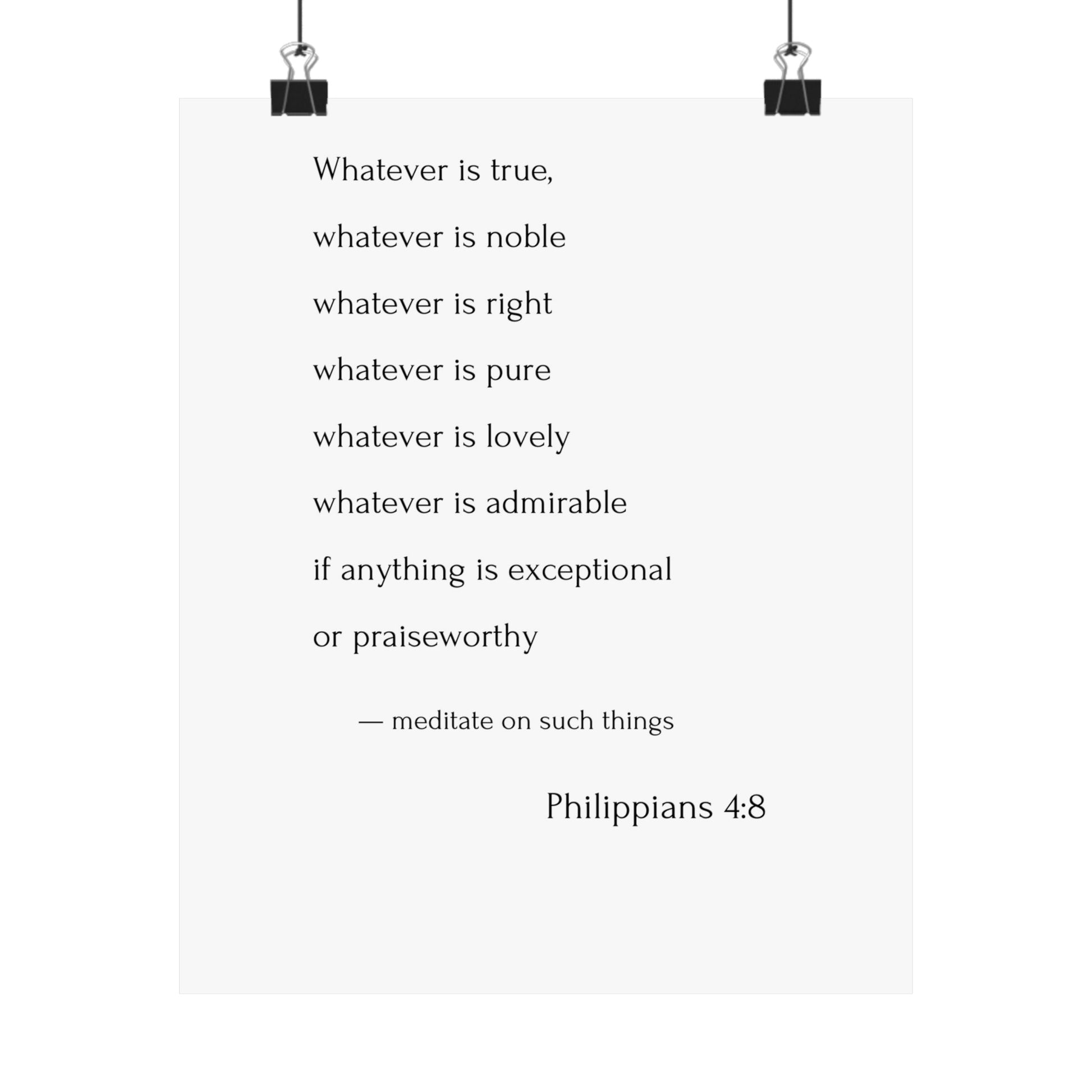 Philippians 4:8 - The Vertical Jump