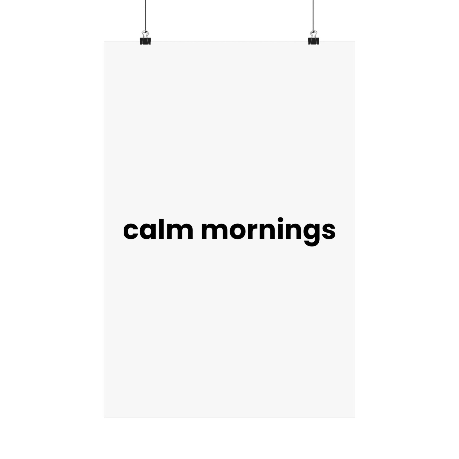 Calm Mornings - The Vertical Jump