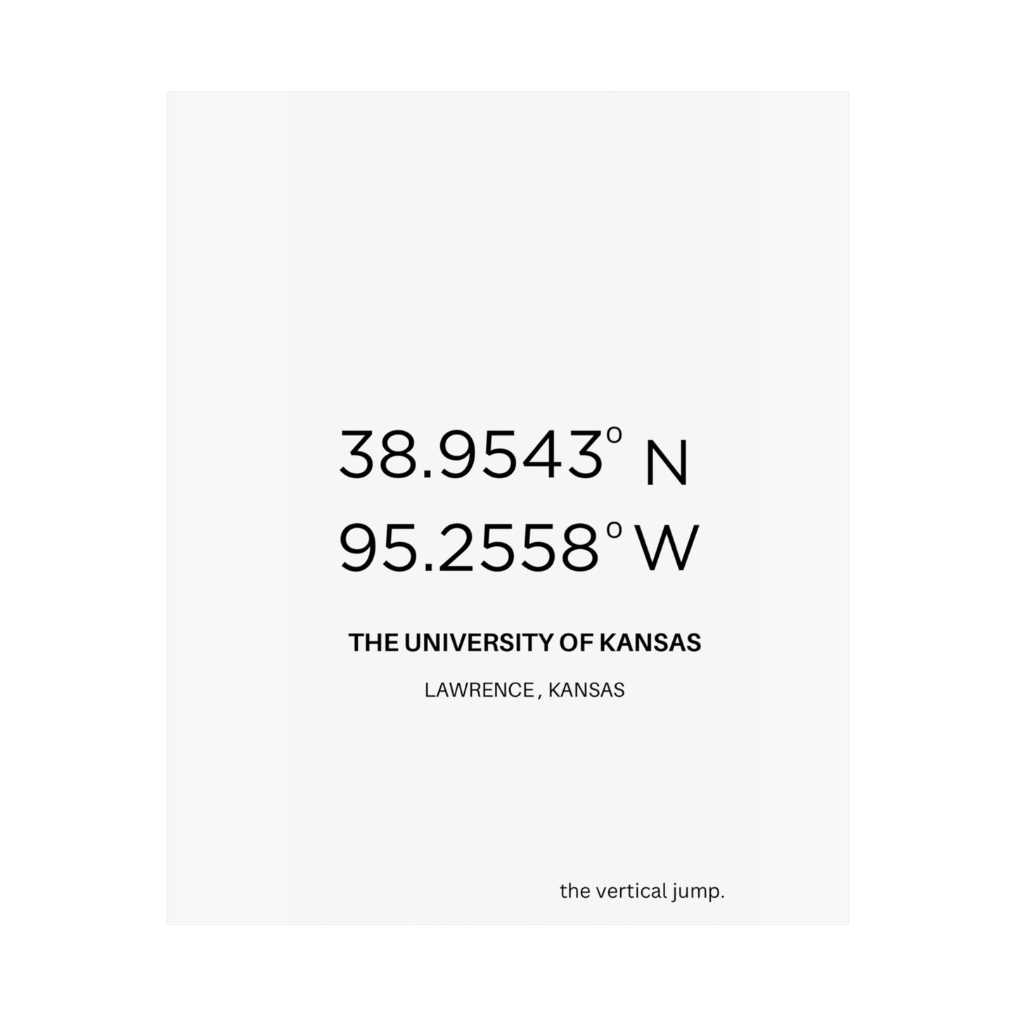 The University of Kansas - The Vertical Jump