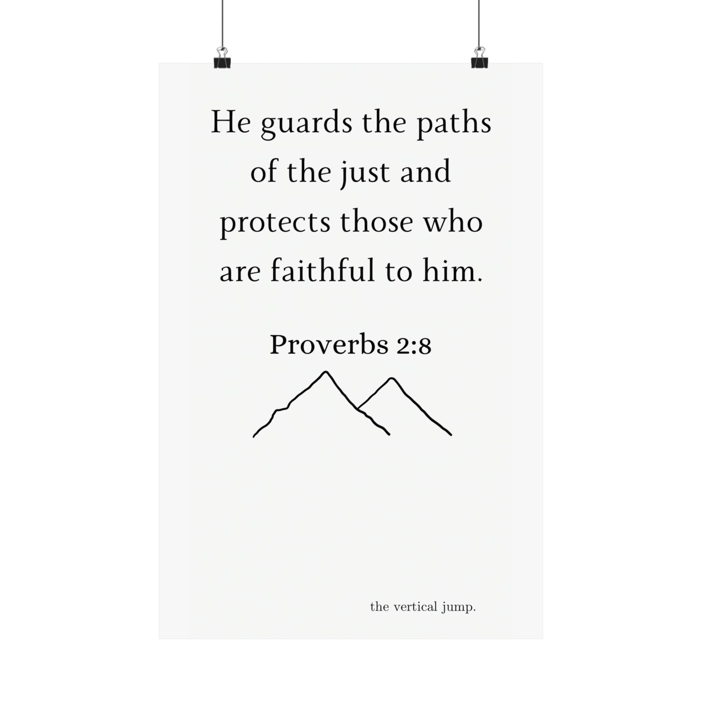 Proverbs 2:8 - The Vertical Jump