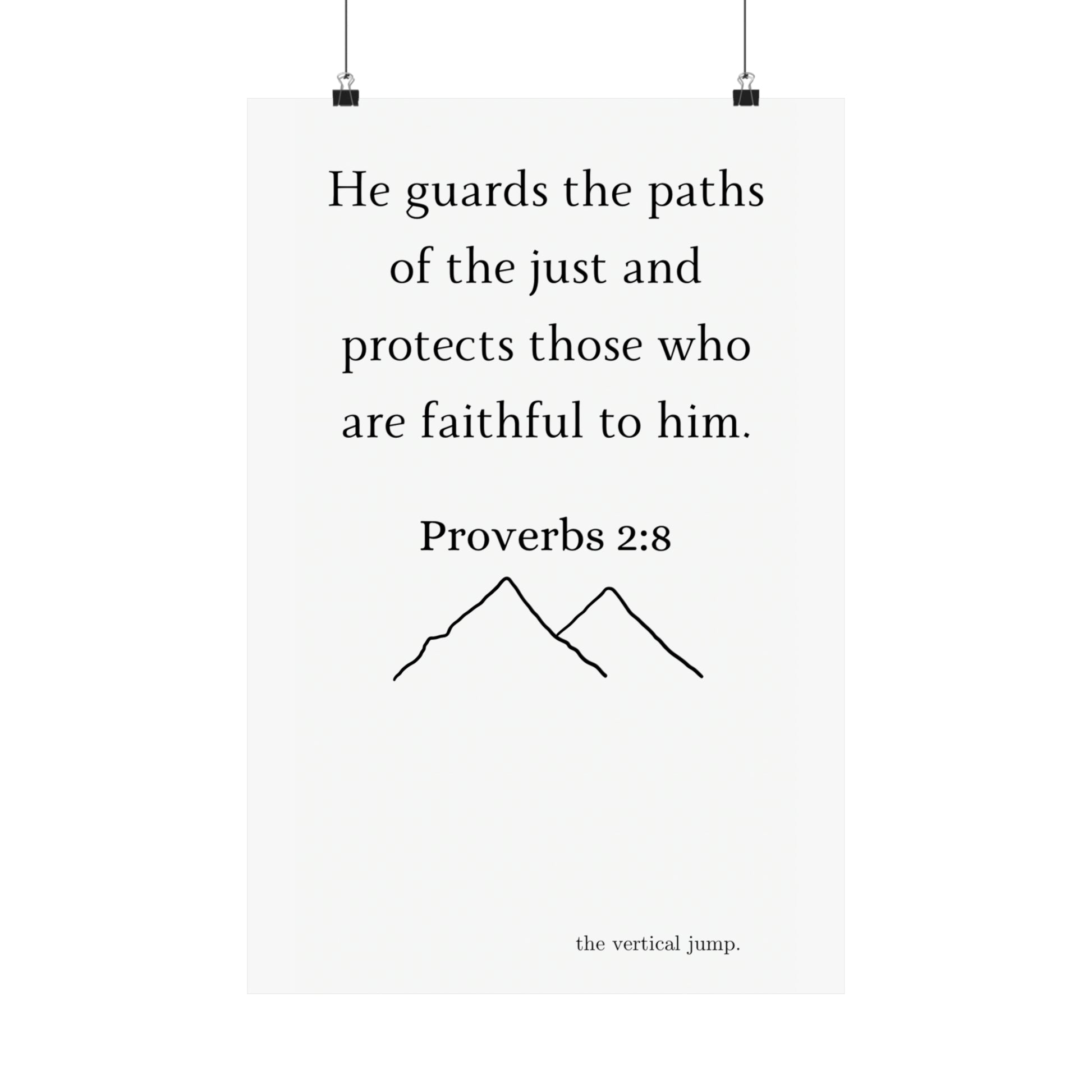 Proverbs 2:8 - The Vertical Jump