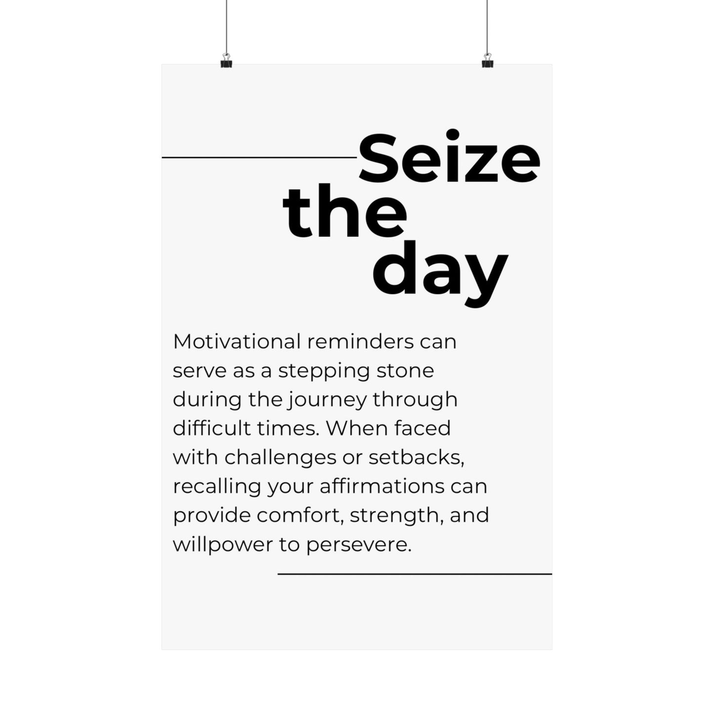 Seize the day - The Vertical Jump