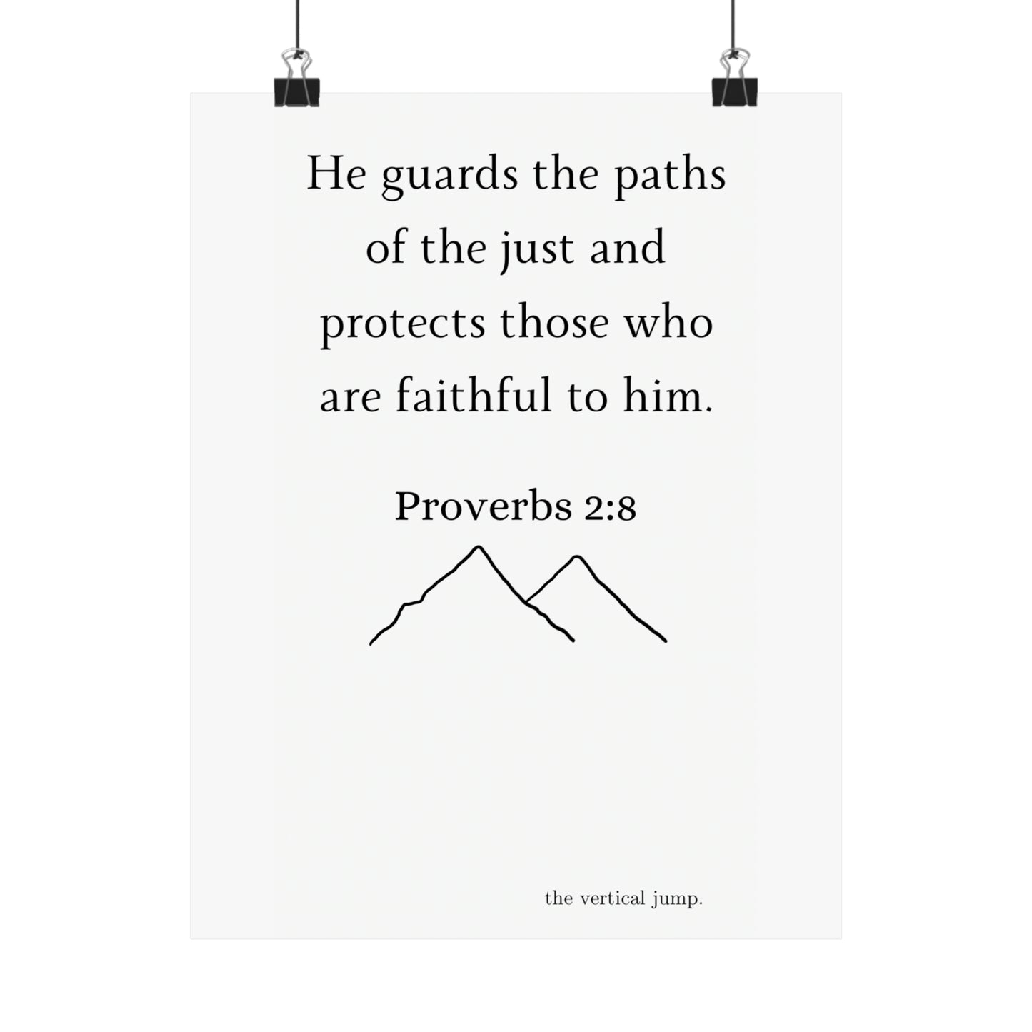 Proverbs 2:8 - The Vertical Jump