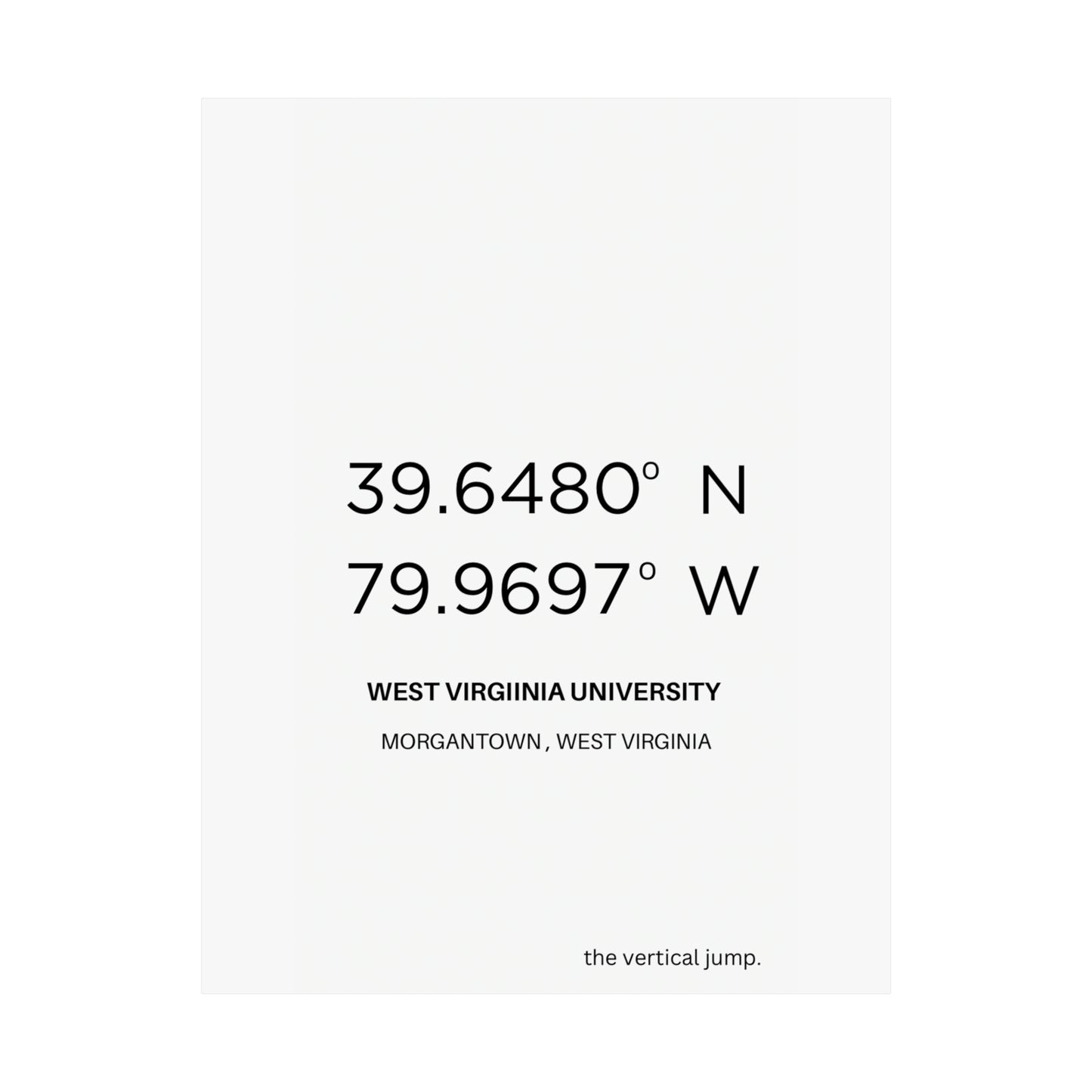 West Virginia University - The Vertical Jump