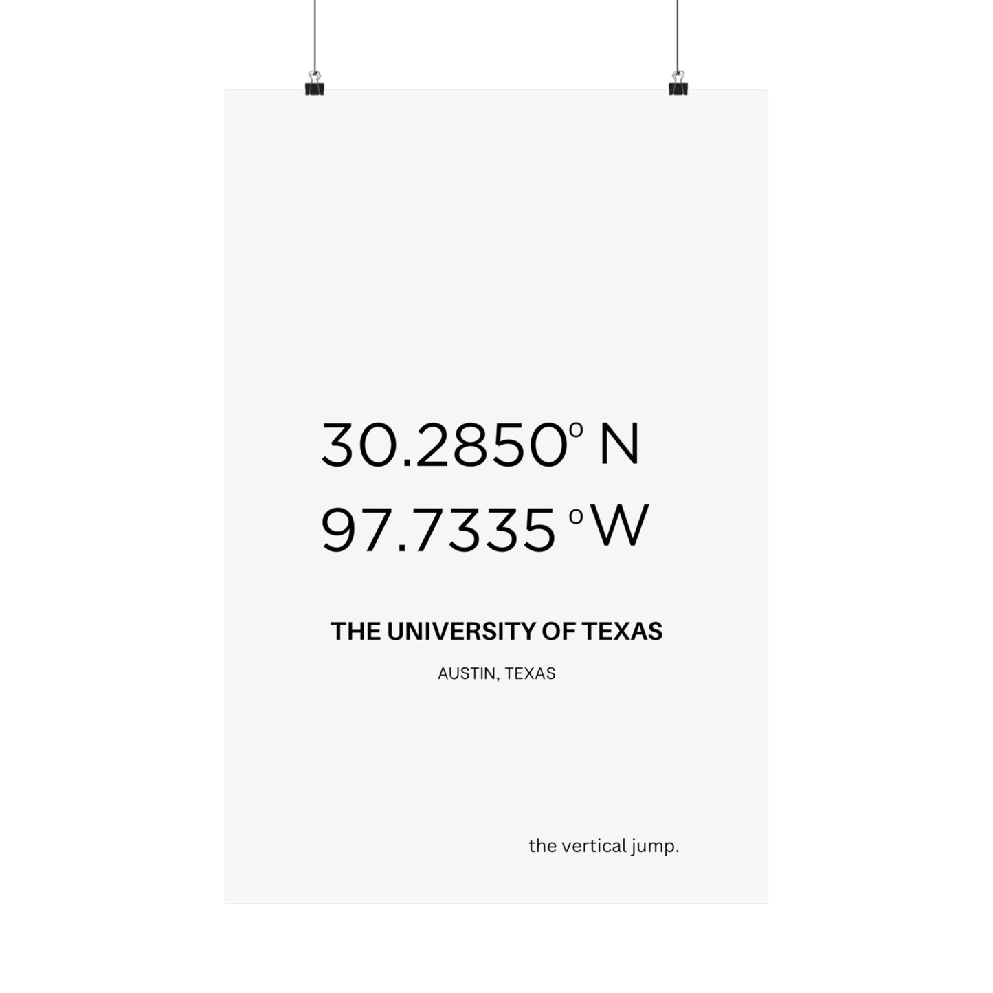 The University of Texas - The Vertical Jump