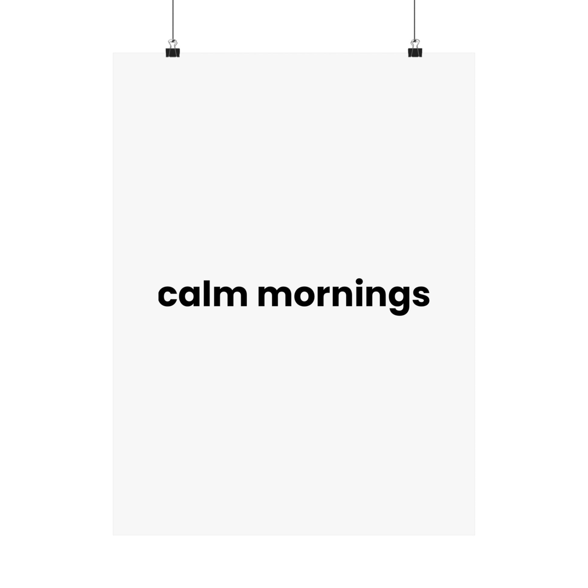 Calm Mornings - The Vertical Jump