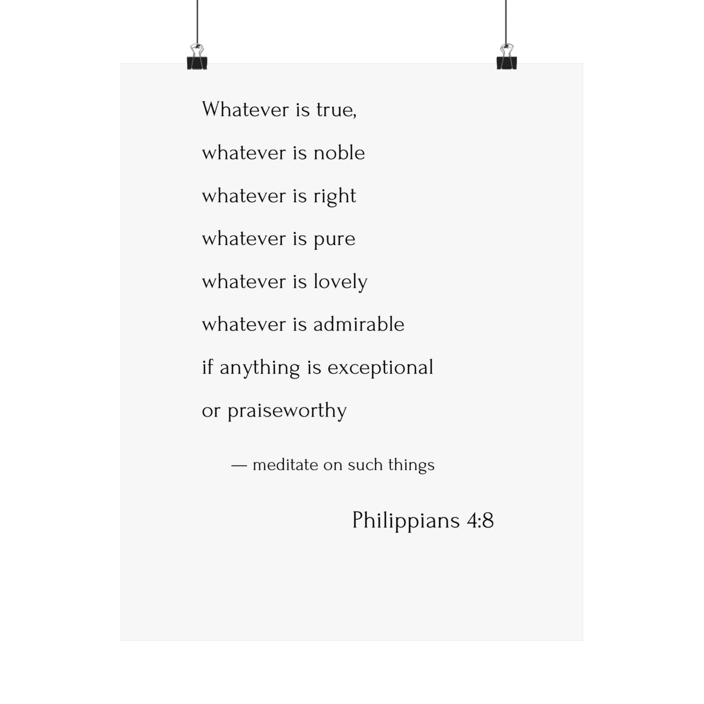 Philippians 4:8 - The Vertical Jump