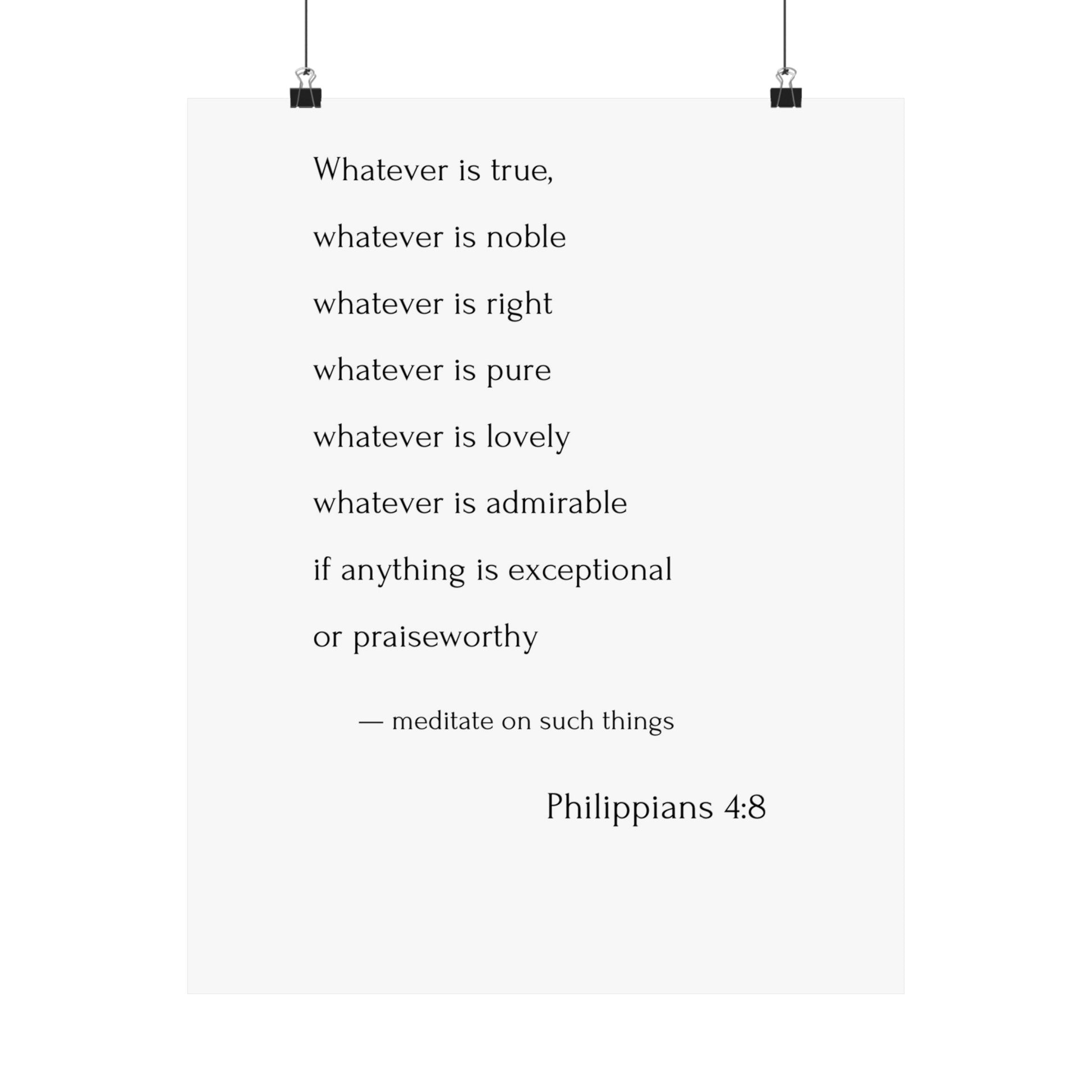 Philippians 4:8 - The Vertical Jump