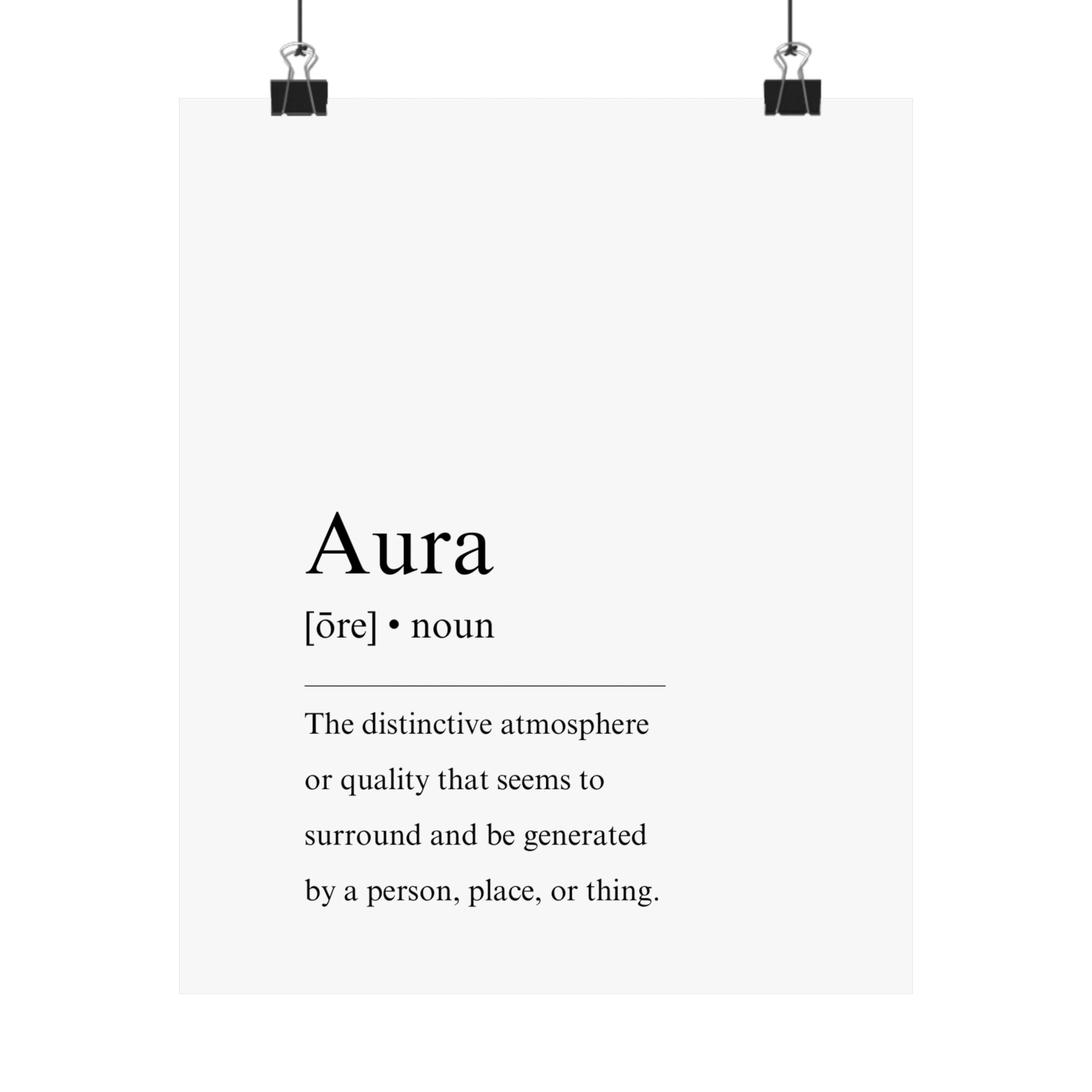 Aura Definition - The Vertical Jump