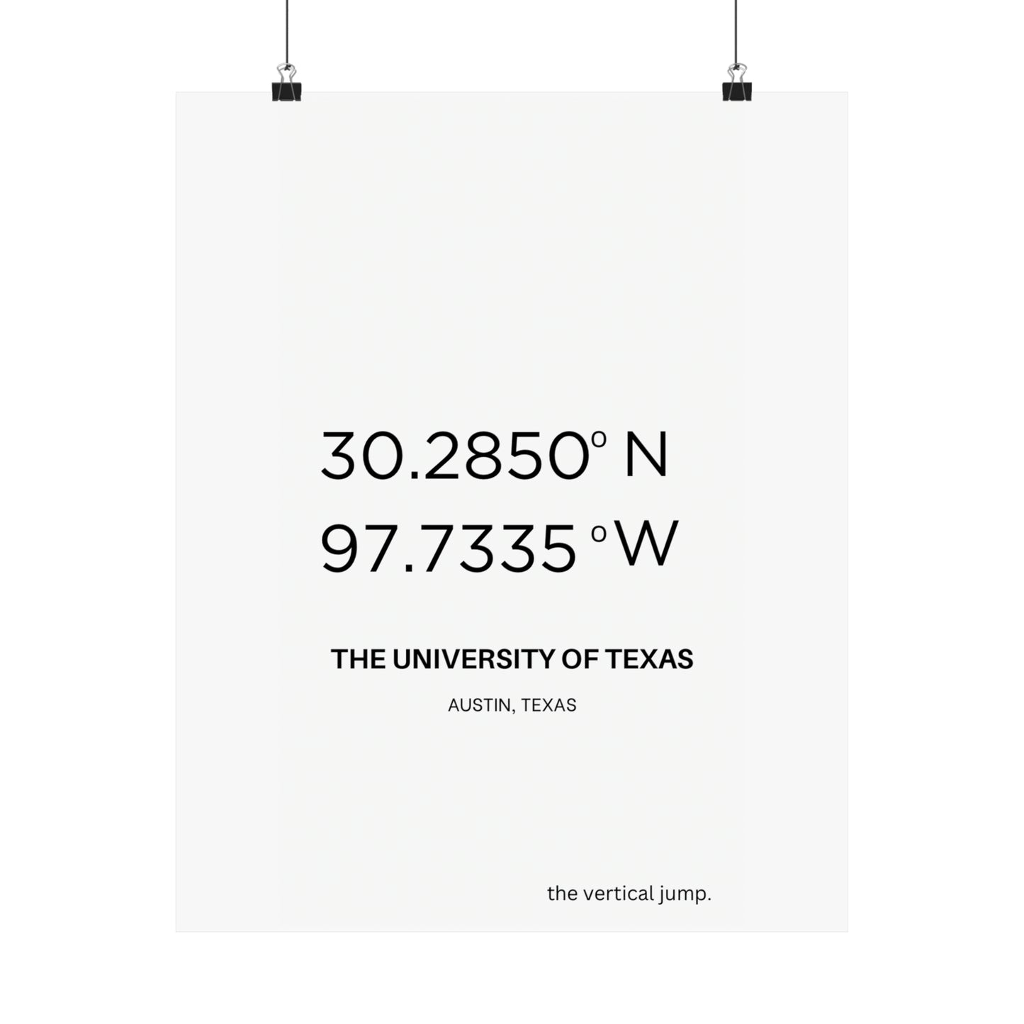 The University of Texas - The Vertical Jump